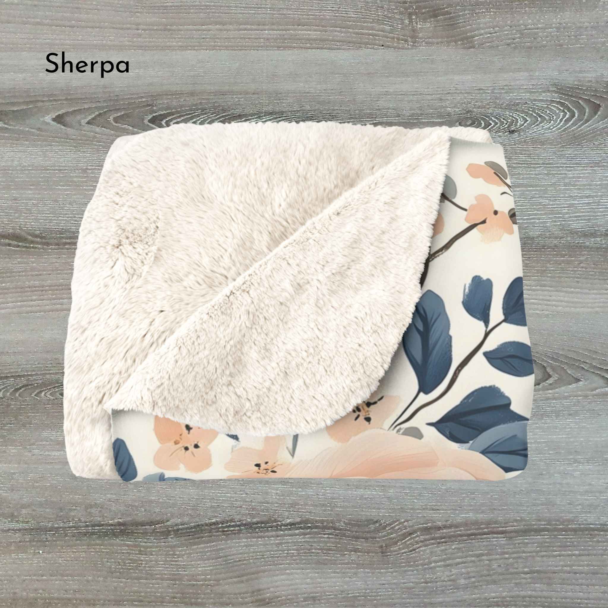 Bird Throw Blanket – Cottage Bluebird Garden | Sweet Song