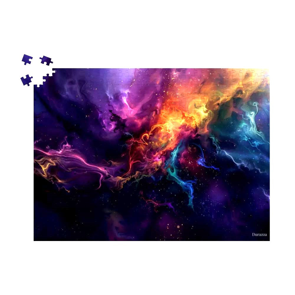 Swirling Galaxy Jigsaw Puzzle 500 or 1000 Piece: Celestial