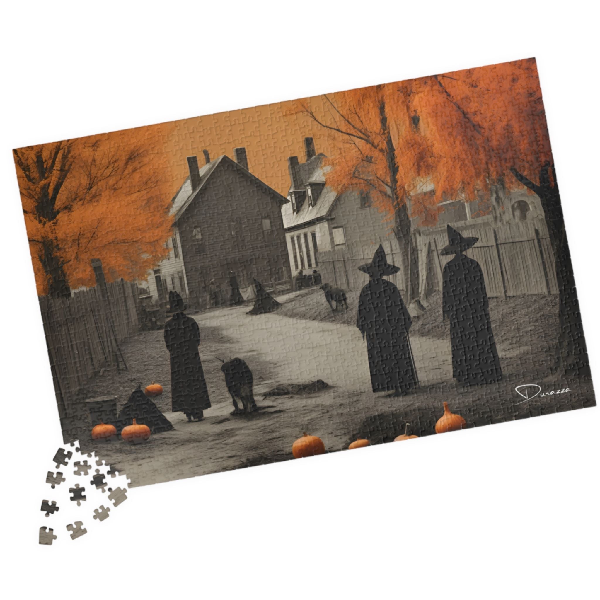 Three Witch Jigsaw Puzzle – 500 Piece | Historical Witchcore - Durazza