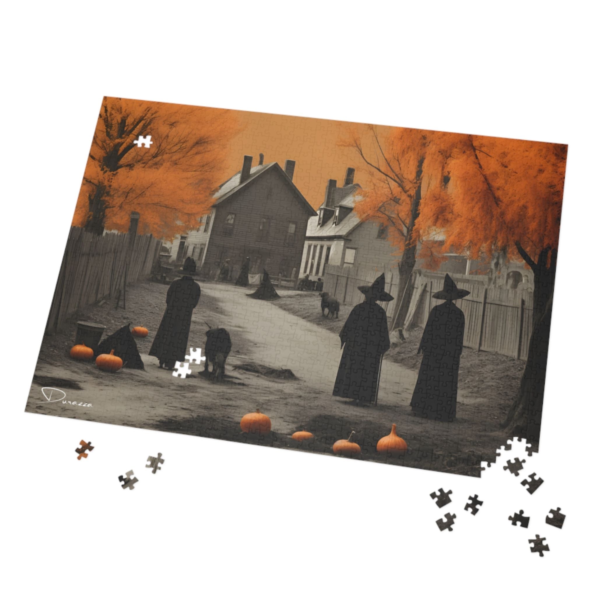 Three Witch Jigsaw Puzzle – 500 Piece | Historical Witchcore - Durazza