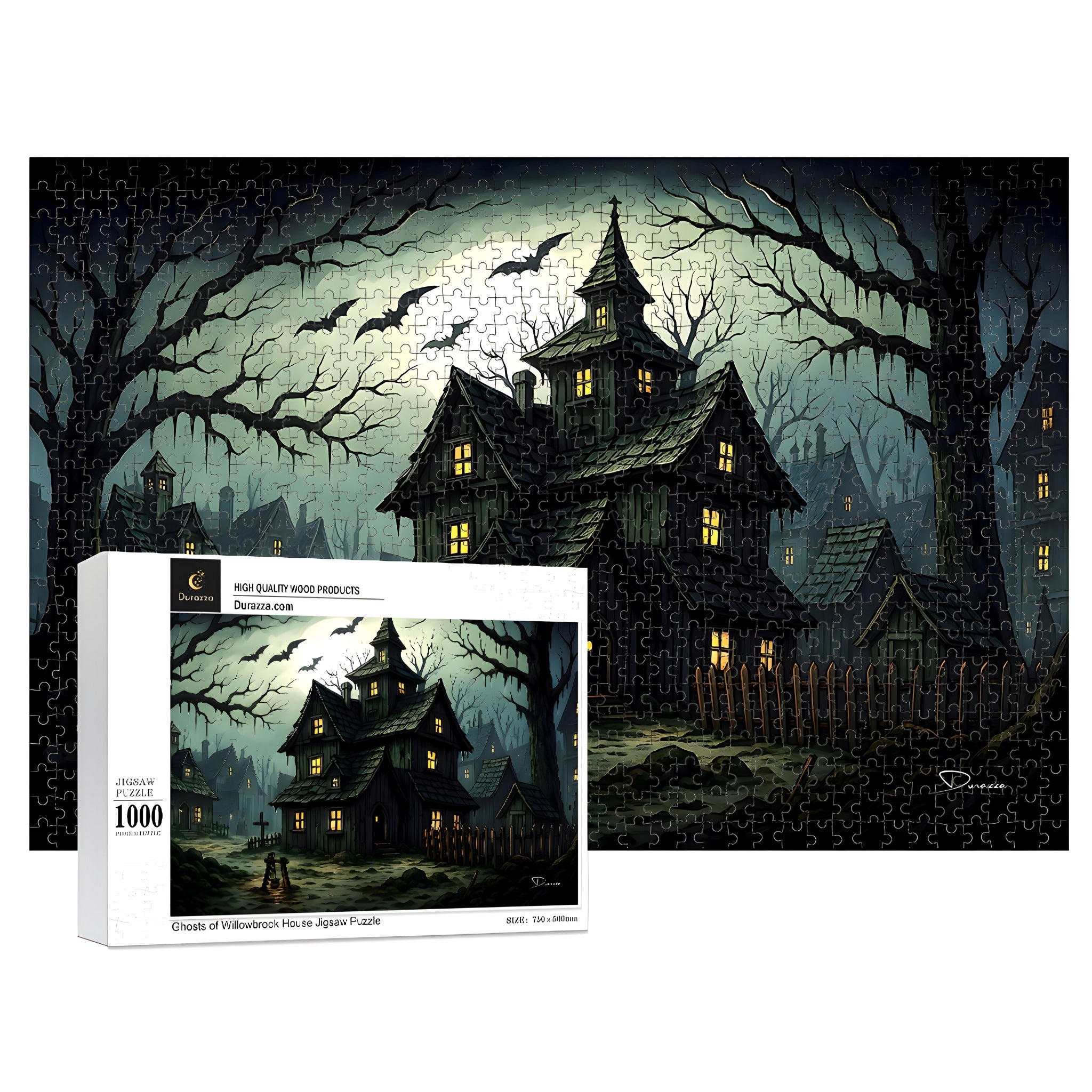 Haunted House Gothic Jigsaw Puzzle in 500 Piece | Durazza