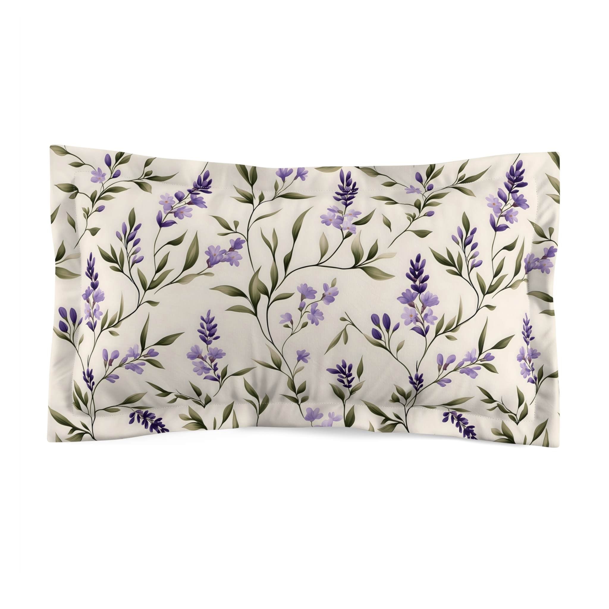 Lavender Duvet Cover – Floral Purple Decor | Violet Meadow