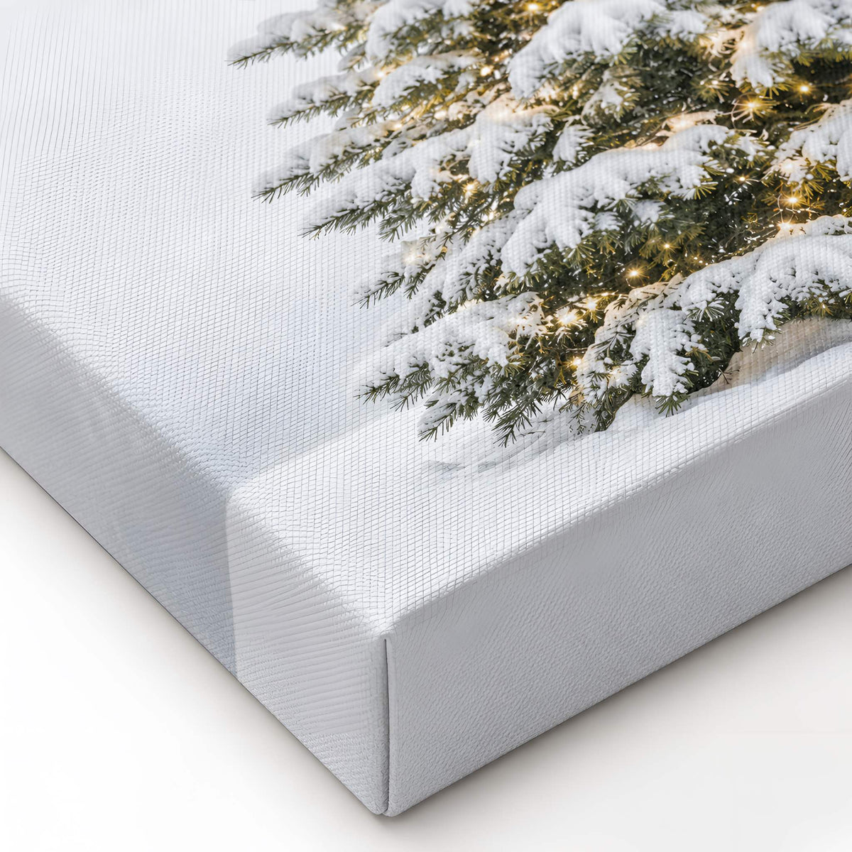 Snowy Christmas Tree Canvas Art 16x24 | Twinkle Tree