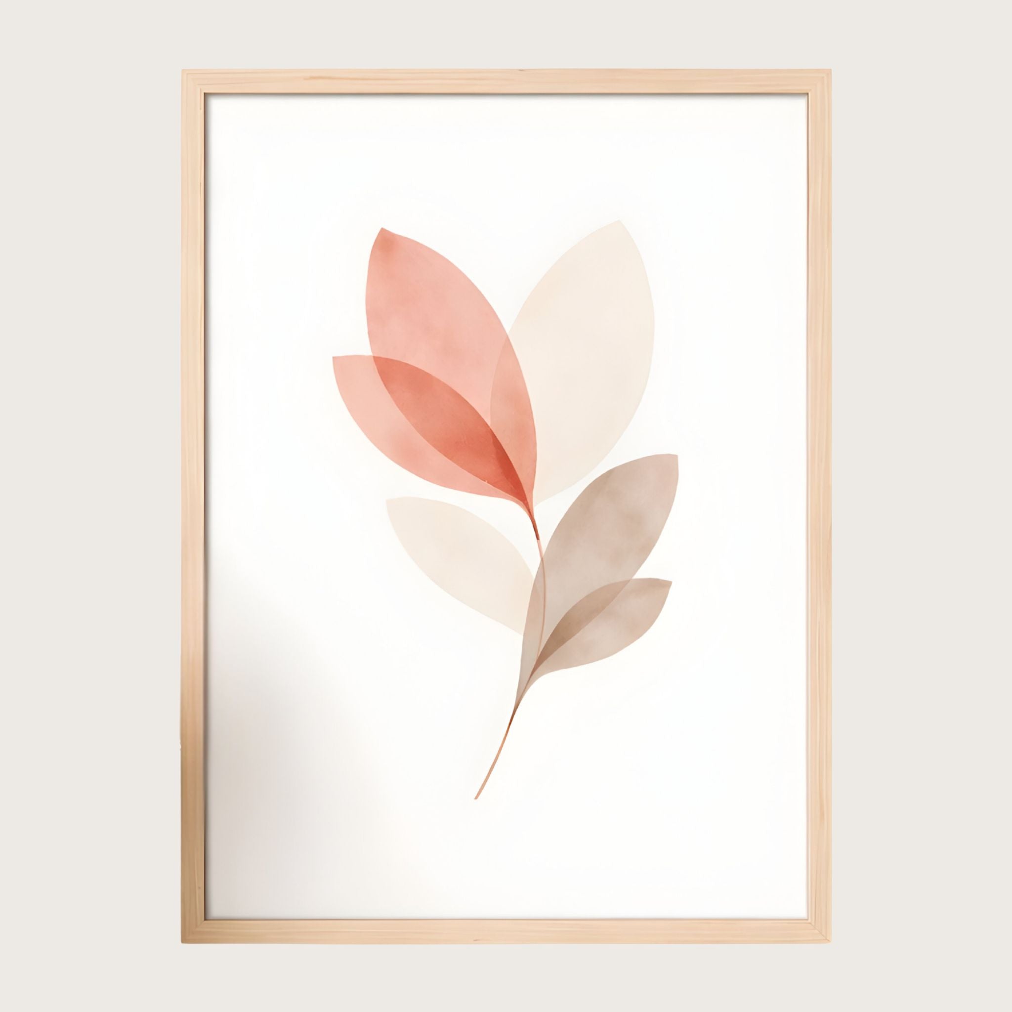 Minimal Botanical Wall Art Print | Soft Bloom Giclée