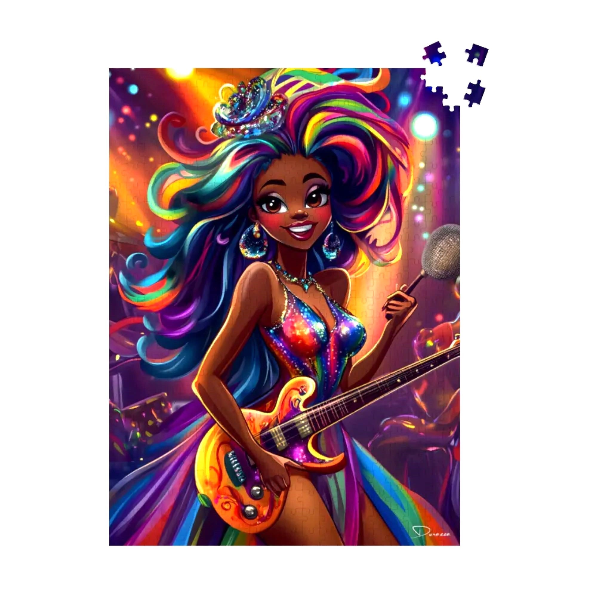 Whimsical Musician II Jigsaw Puzzle 500 or 1000 Piece