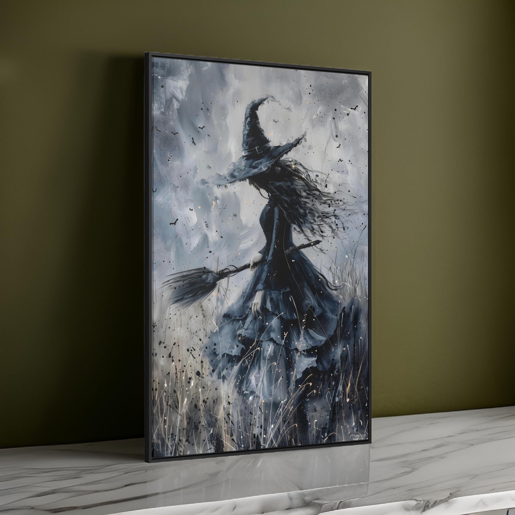 Minimalist Witch Wall Decor | Whispers in the Wind