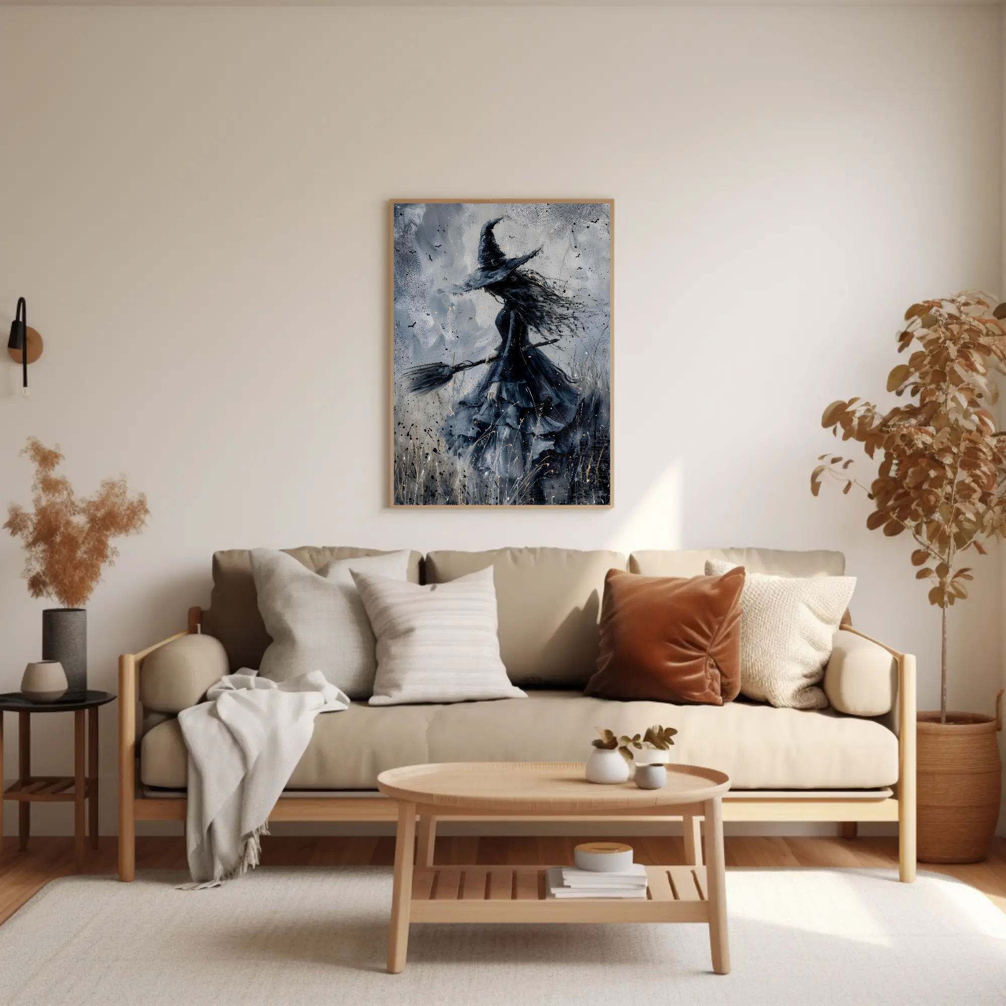 Minimalist Witch Wall Decor | Whispers in the Wind