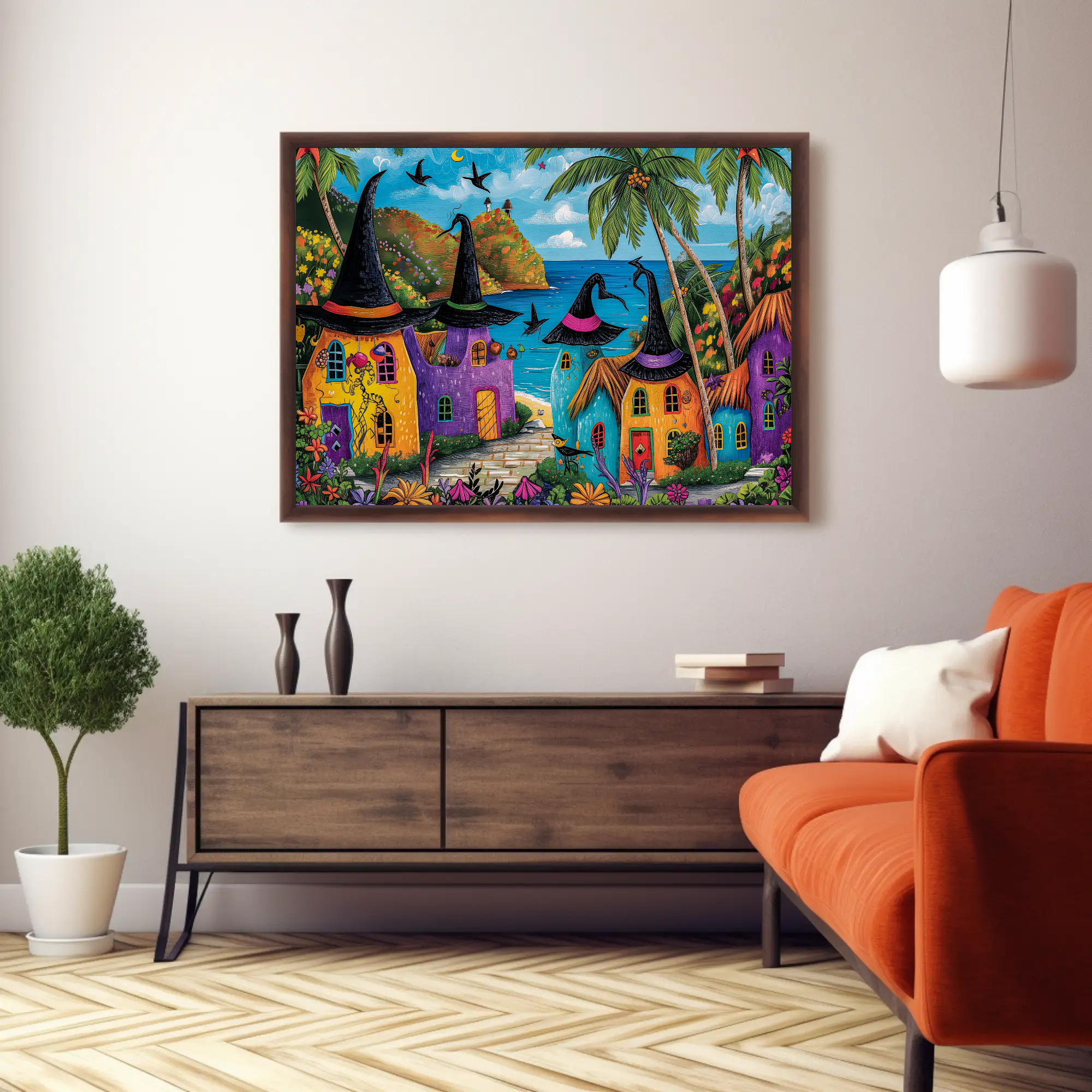 Witch Hat Hamlet Wall Art Decor