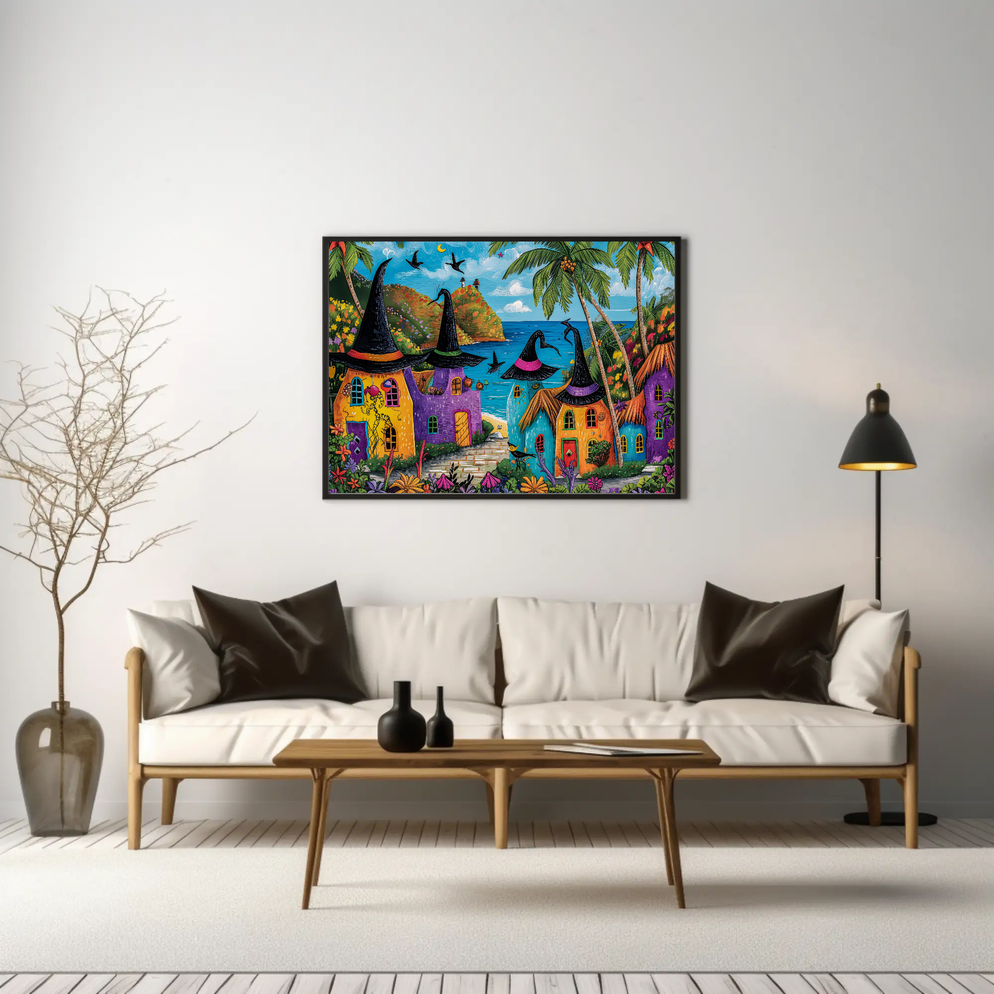 Witch Hat Hamlet Wall Art Decor