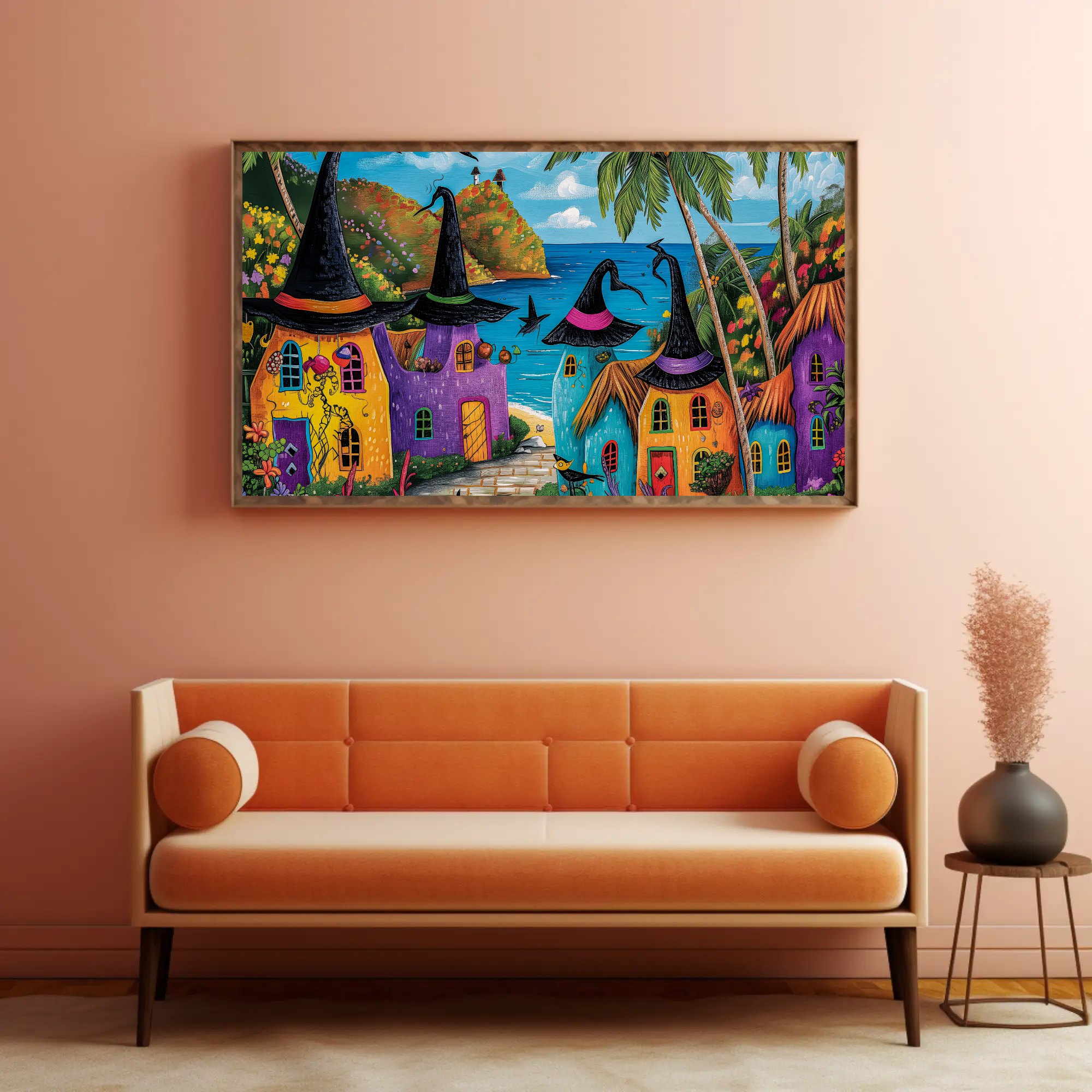 Witch Hat Hamlet Wall Art Decor