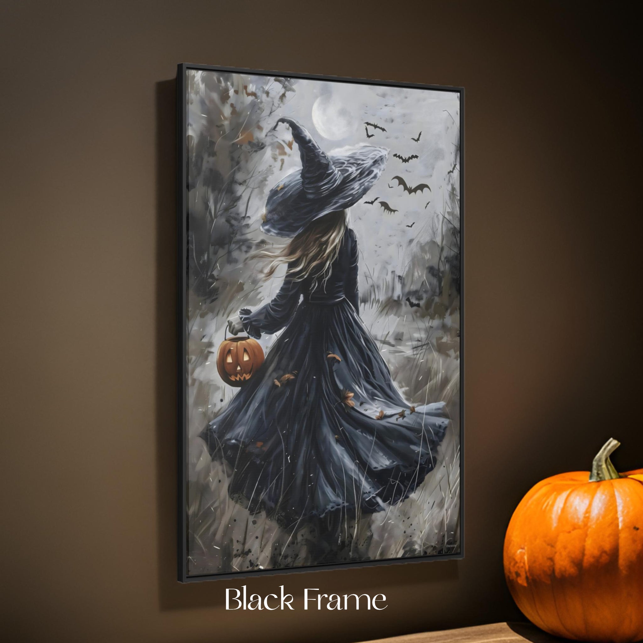 Witch's Walk Wall Art: Halloween Decor