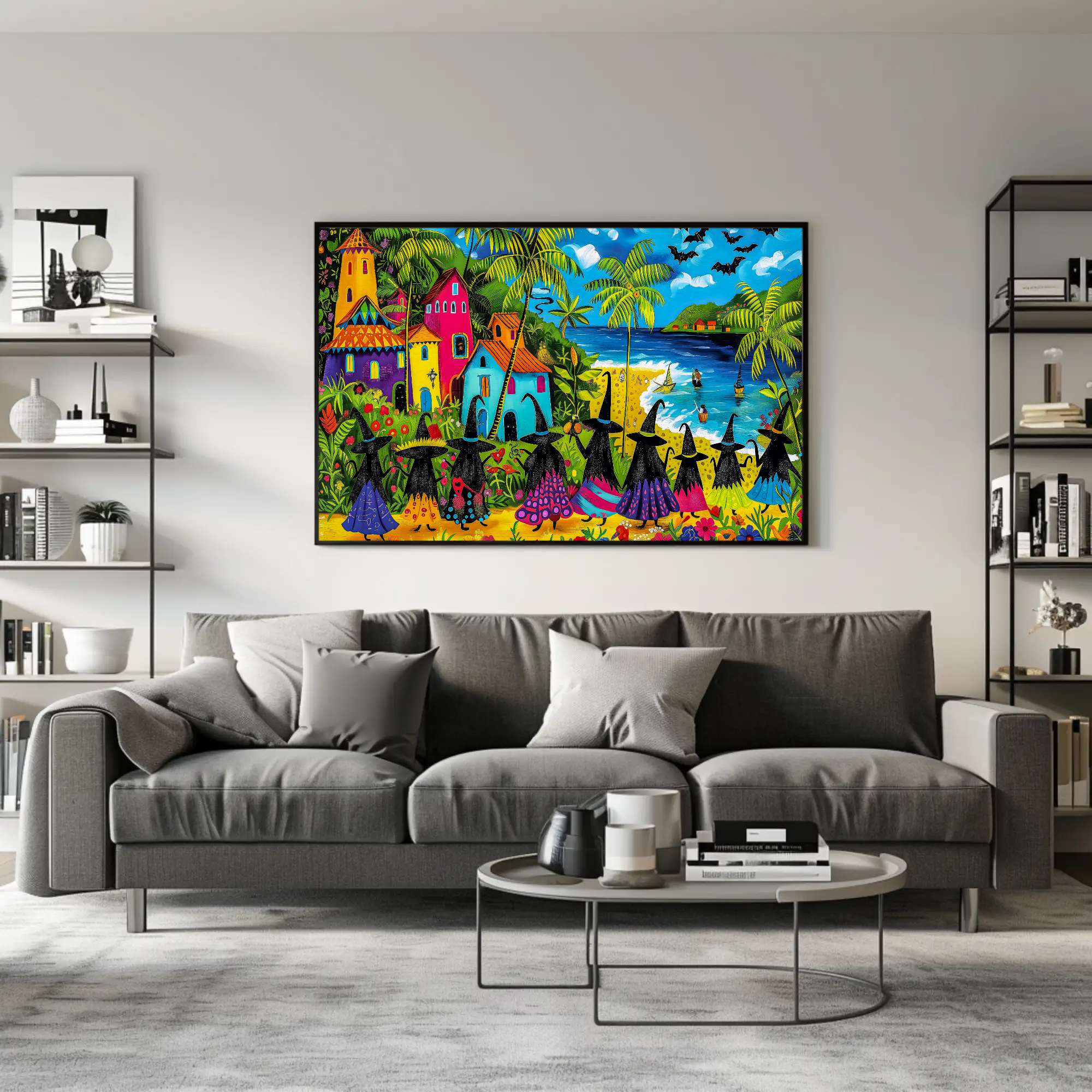 Witchy Paradise Haven Wall Art Decor