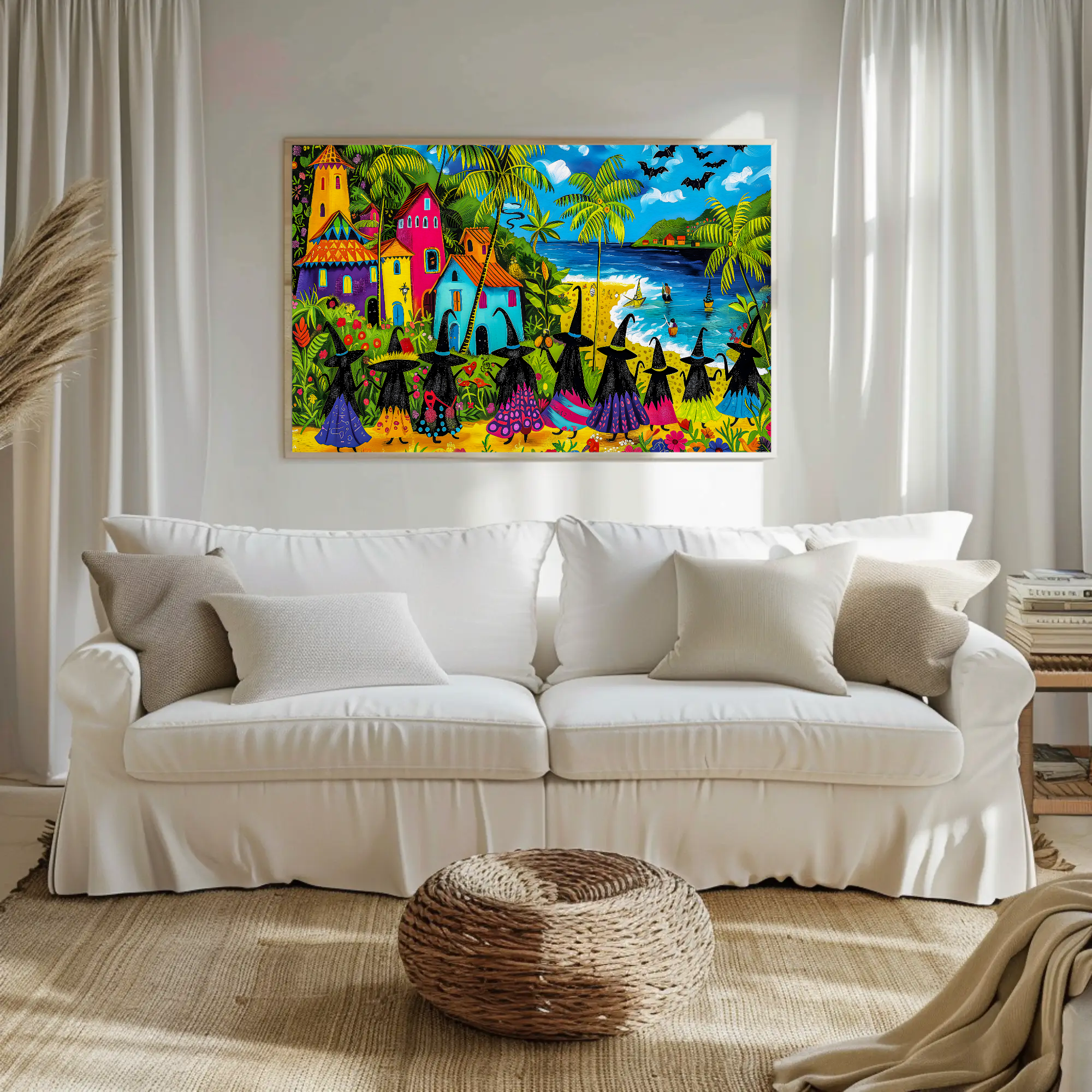 Witchy Paradise Haven Wall Art Decor