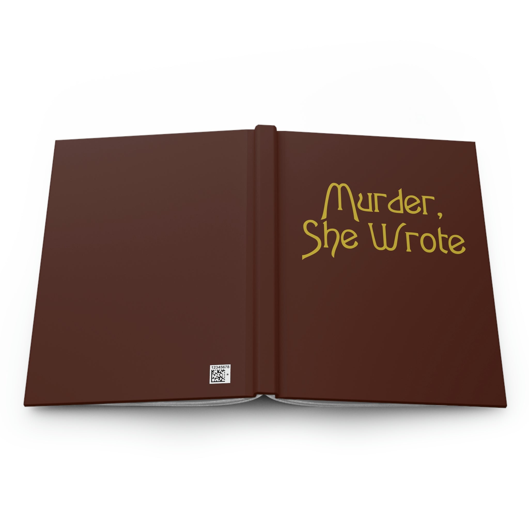 Murder She Wrote Notebook Front and Back