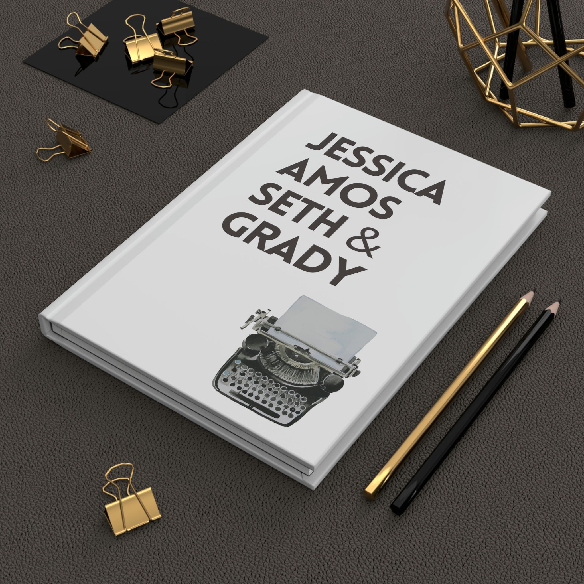 Jessica Fletcher & Cast Notebook, 8"x6" Murder She Wrote Gift