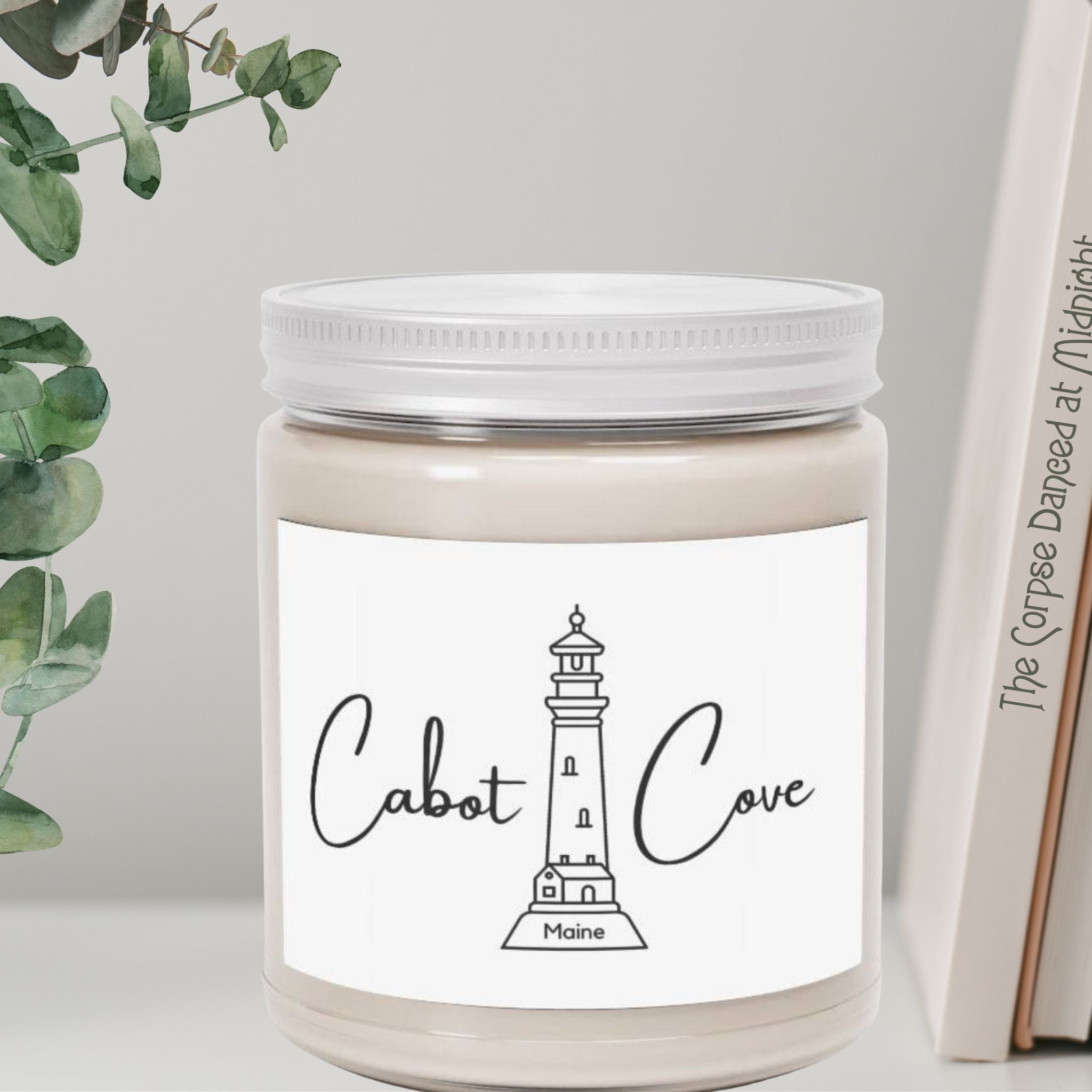 Cabot Cove Soy Candle Eco Friendly, Aromatherapy Scented, 9 oz
