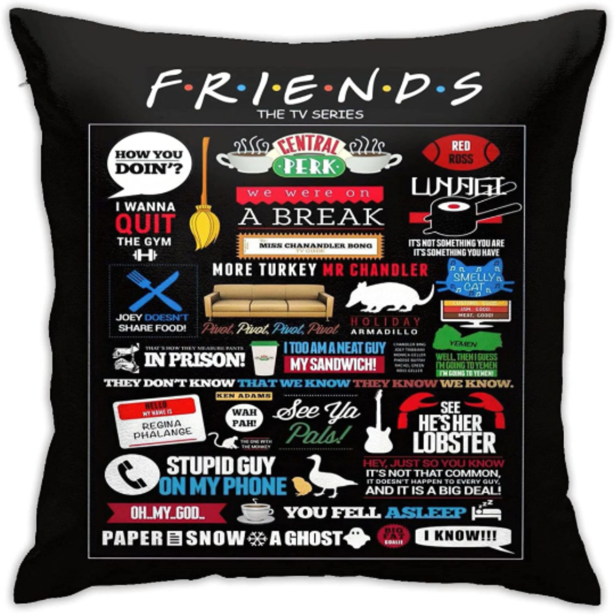Friends TV Show Pillow Polyester 18