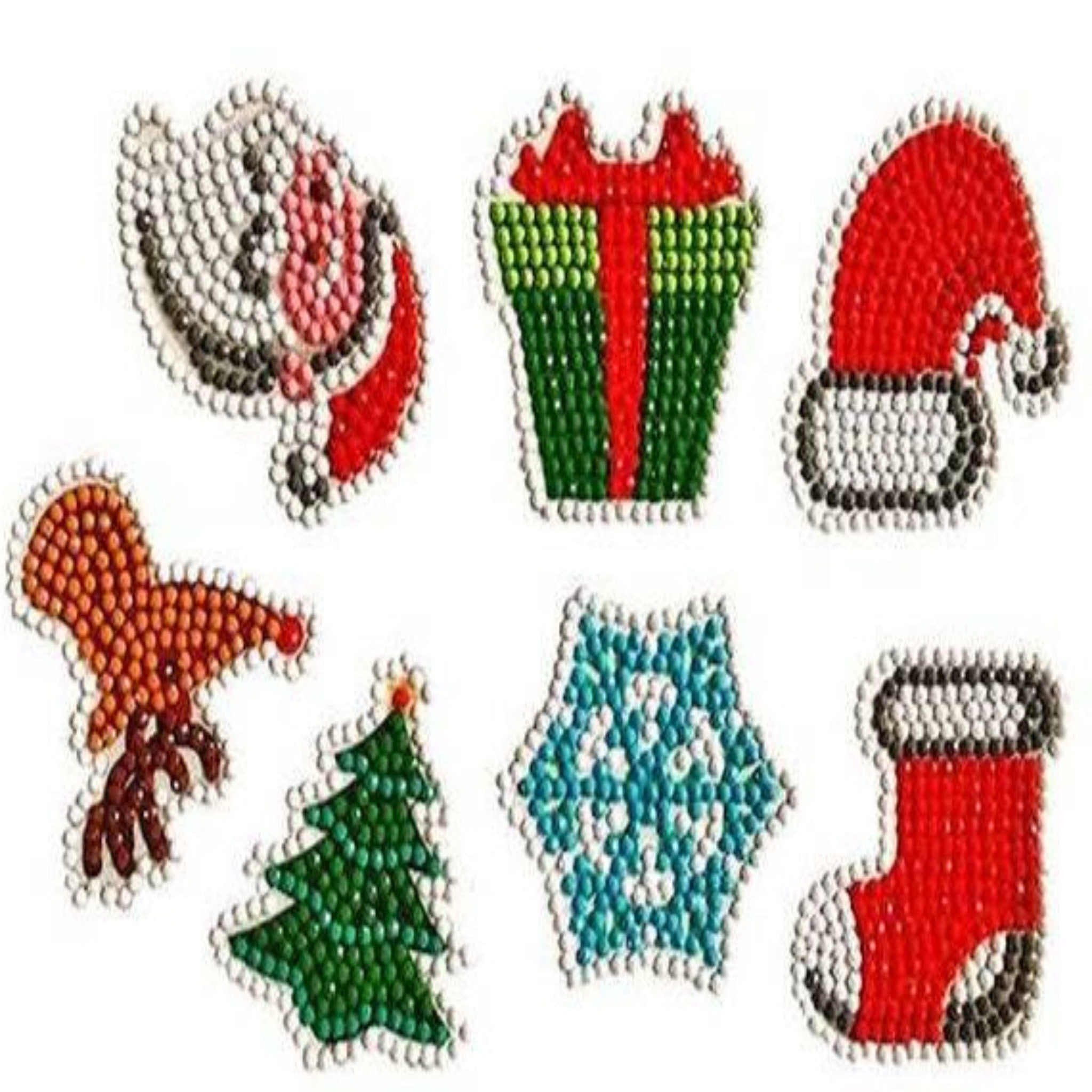 DIY Christmas Holiday Season Diamond Painting Sticker Kit - Durazza