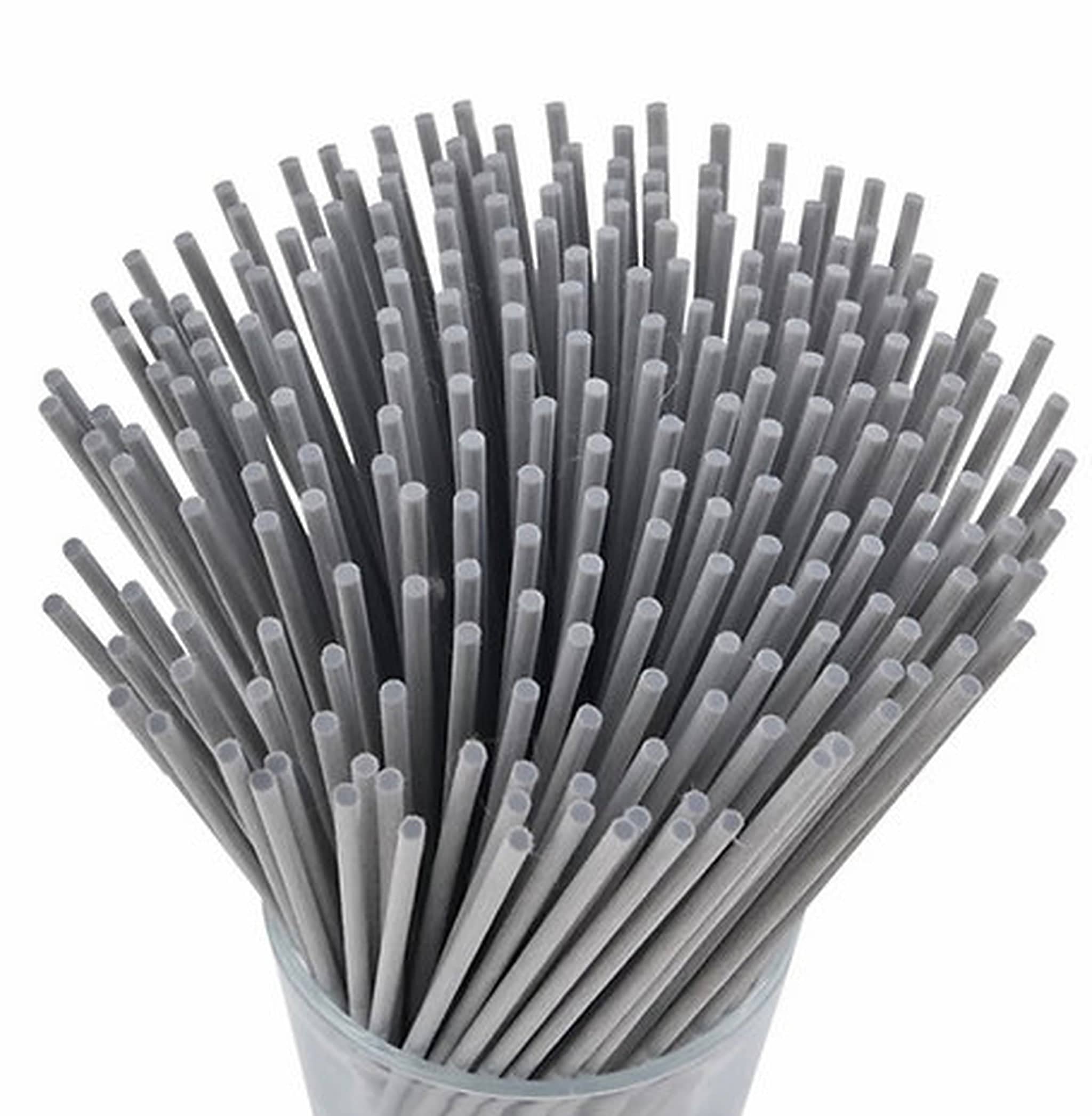 Gray Fiber Diffuser Reeds, Unscented Replacement Sticks - Durazza