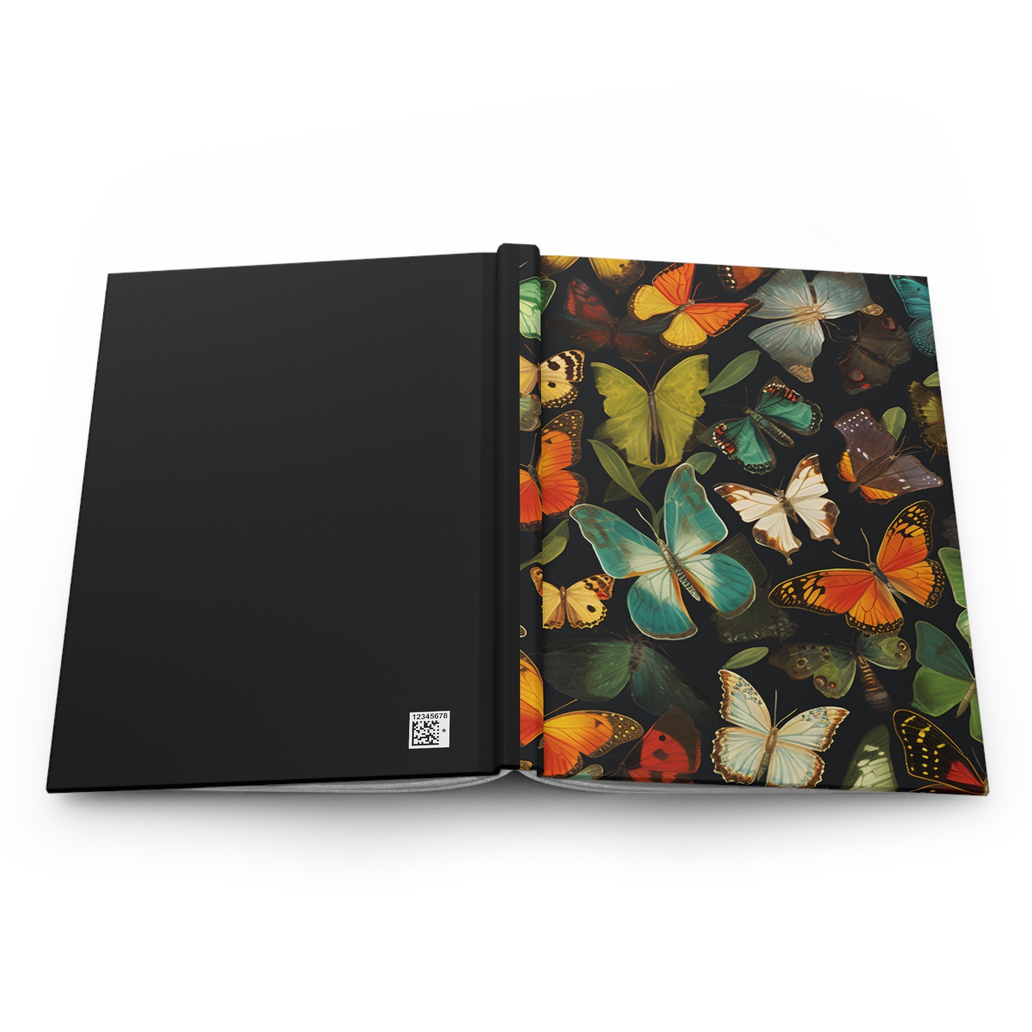 Butterflies: The Dance of the Dark Notebook, Lined 6" x 8"