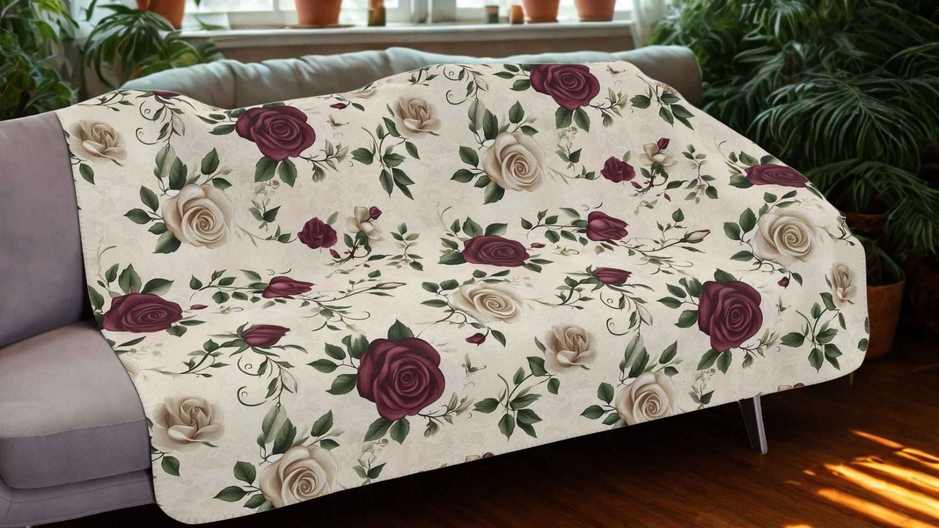 Vintage Charm: Cozy Floral Blankets for Timeless Decor