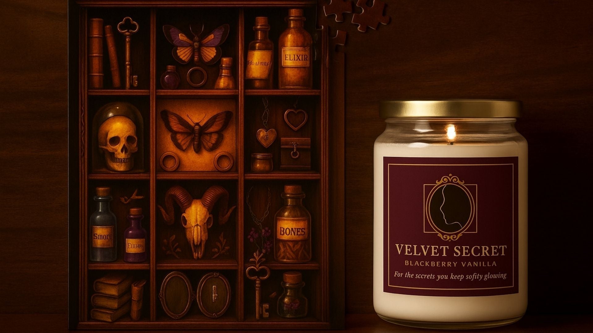 The Story Behind The Cabinet: A Puzzle, Candle, and a Mystery