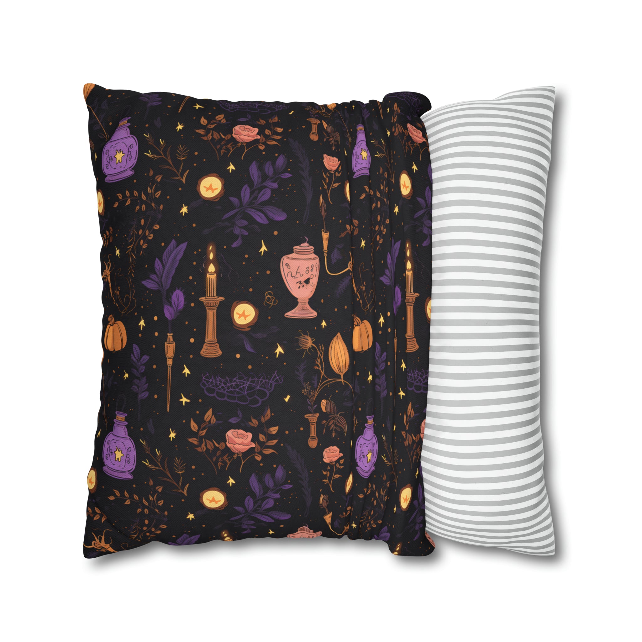 Witching Lanterns Pillowcase, Enchanted Shadows