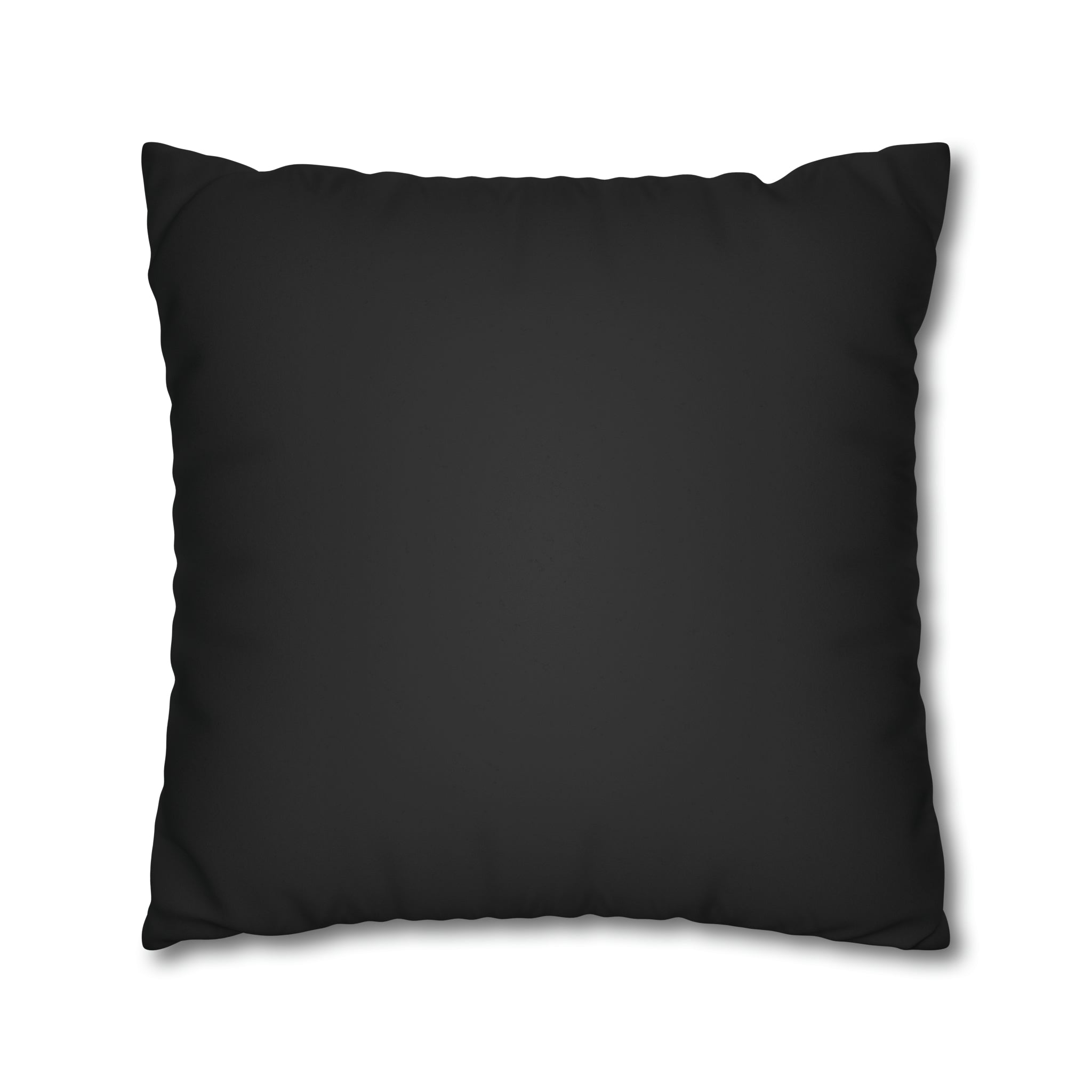 Raven Skull Garden Faux Suede Pillow Cover: Gothic Floral