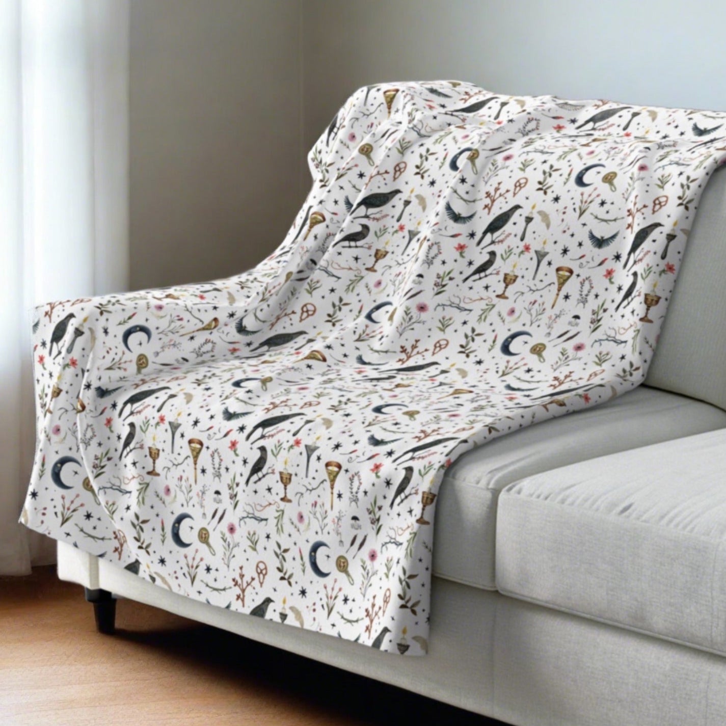Witchy Charms Throw Blanket