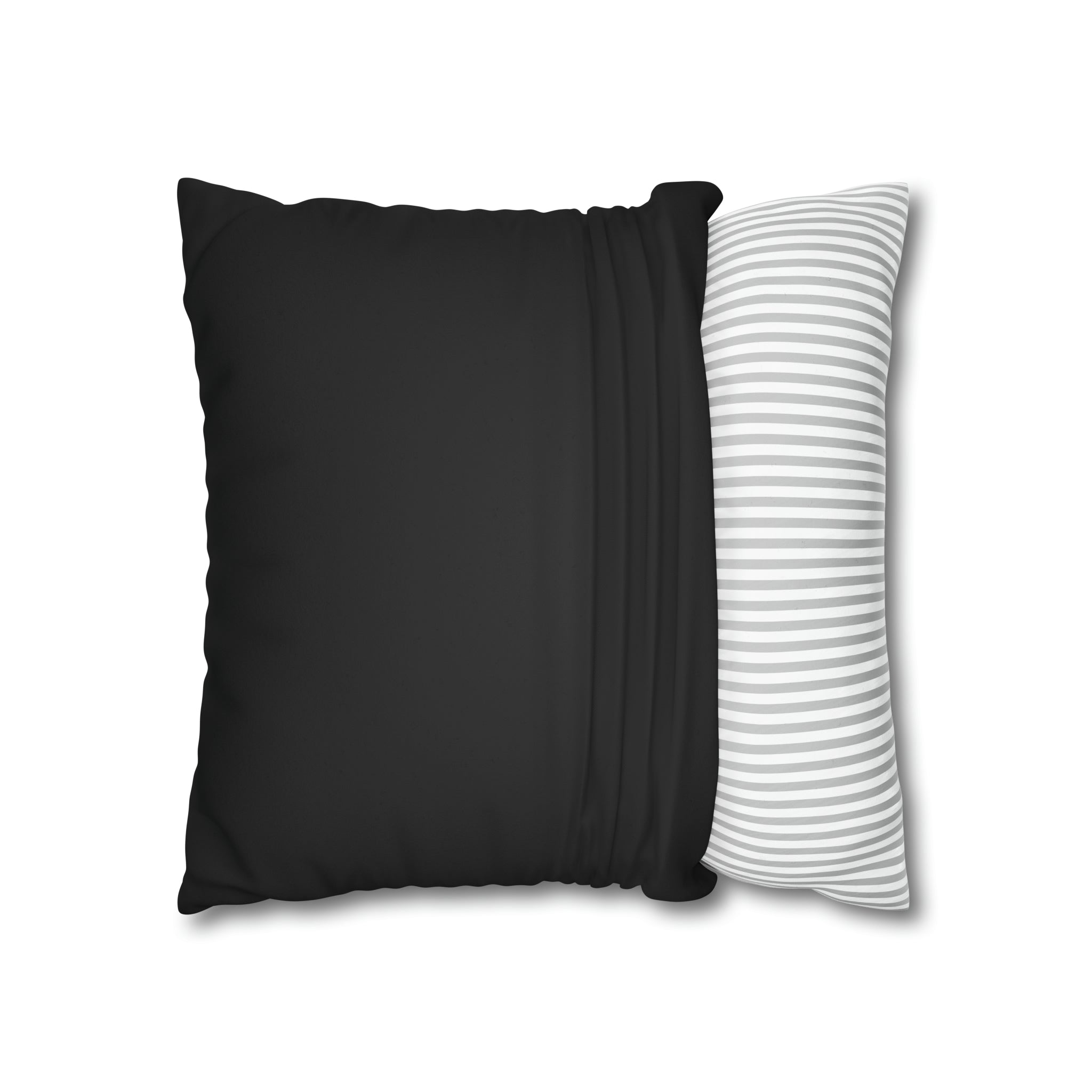 Raven Skull Garden Faux Suede Pillow Cover: Gothic Floral
