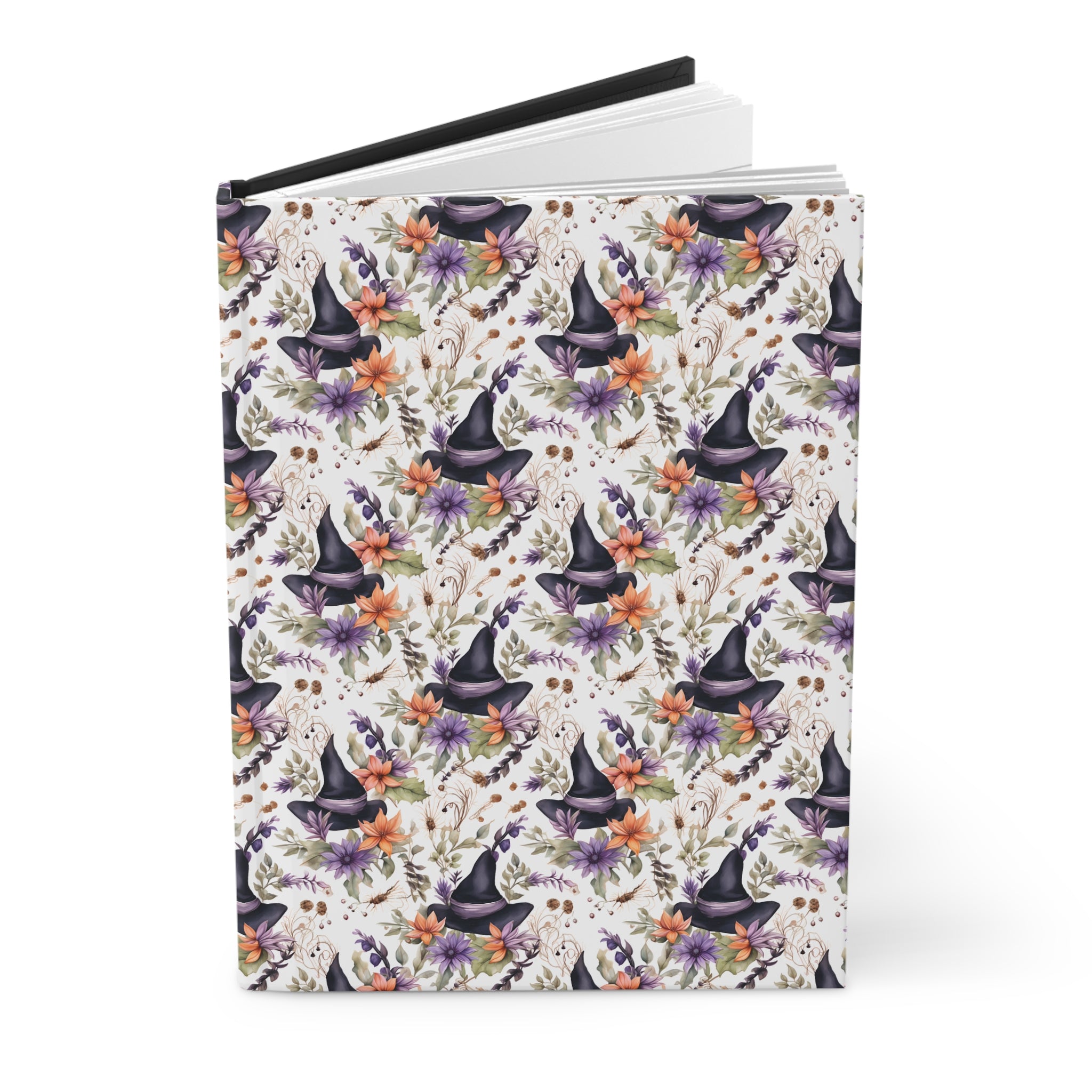 Floral Watercolor Witch Lined Journal