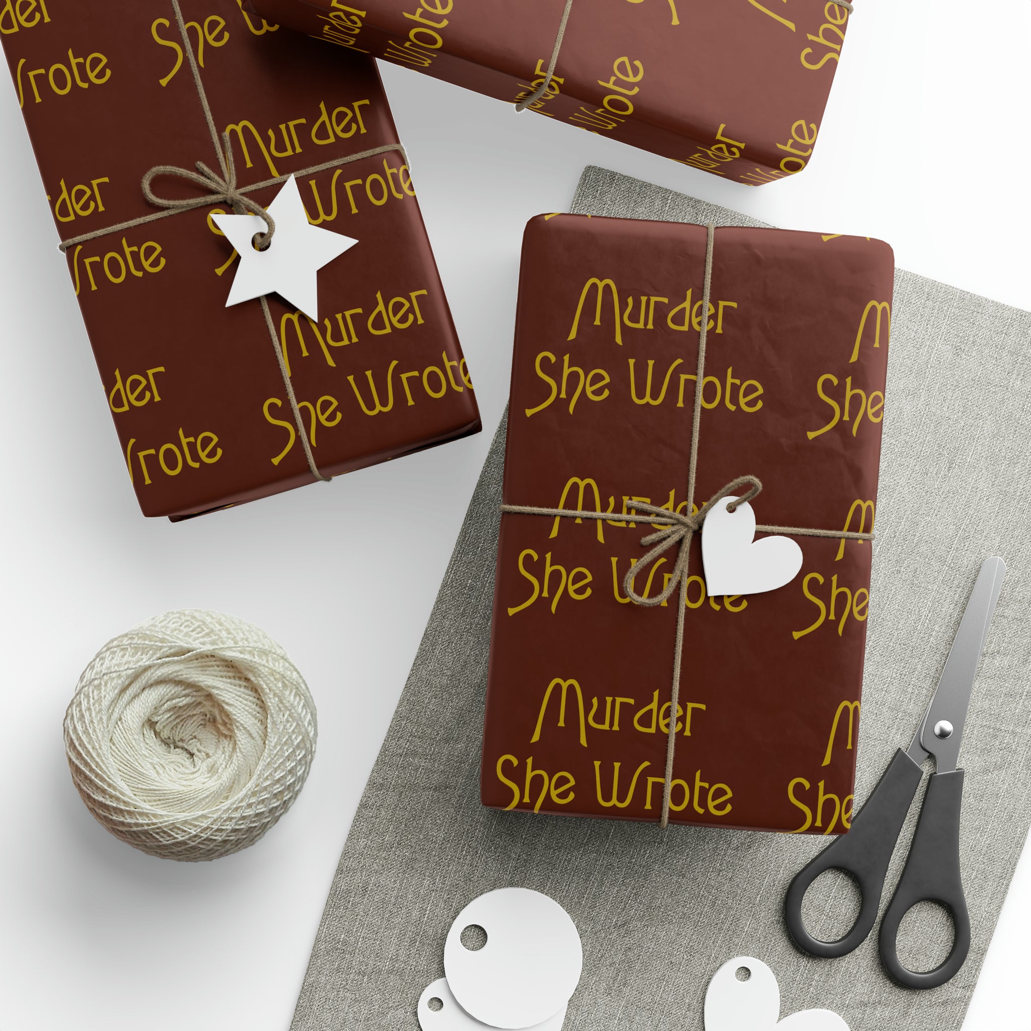 Murder She Wrote Wrapping Paper Premium Gift Wrap Rolls