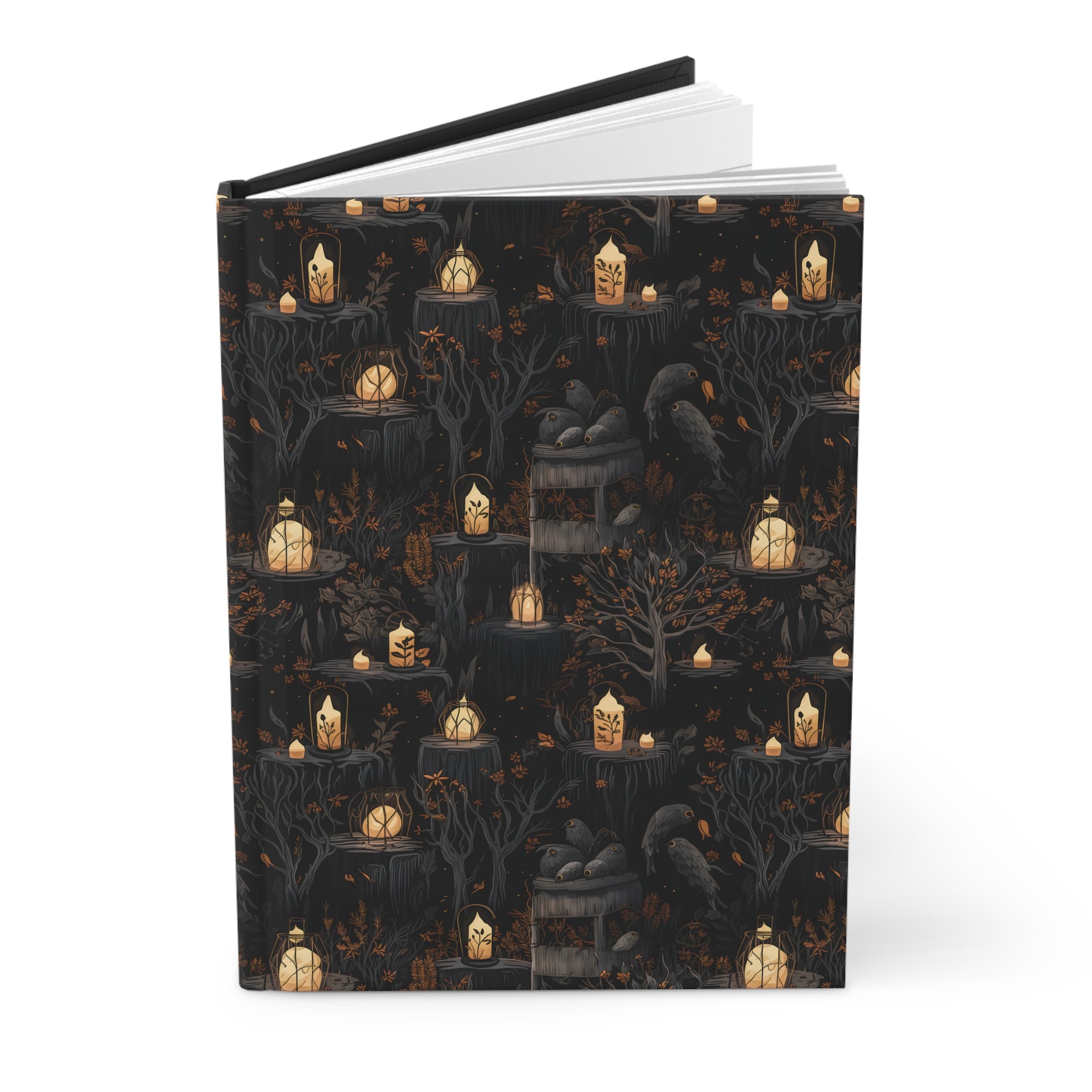 Ravenous Woods Hardcover Notebook, 8 x 6 inch