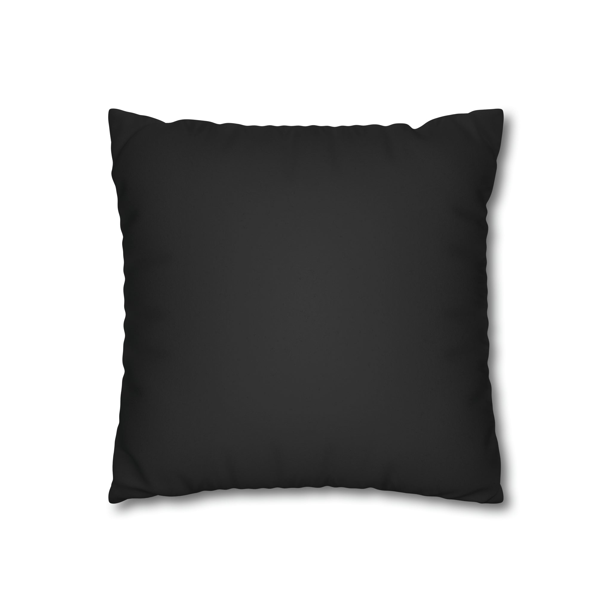 Raven Skull Garden Faux Suede Pillow Cover: Gothic Floral