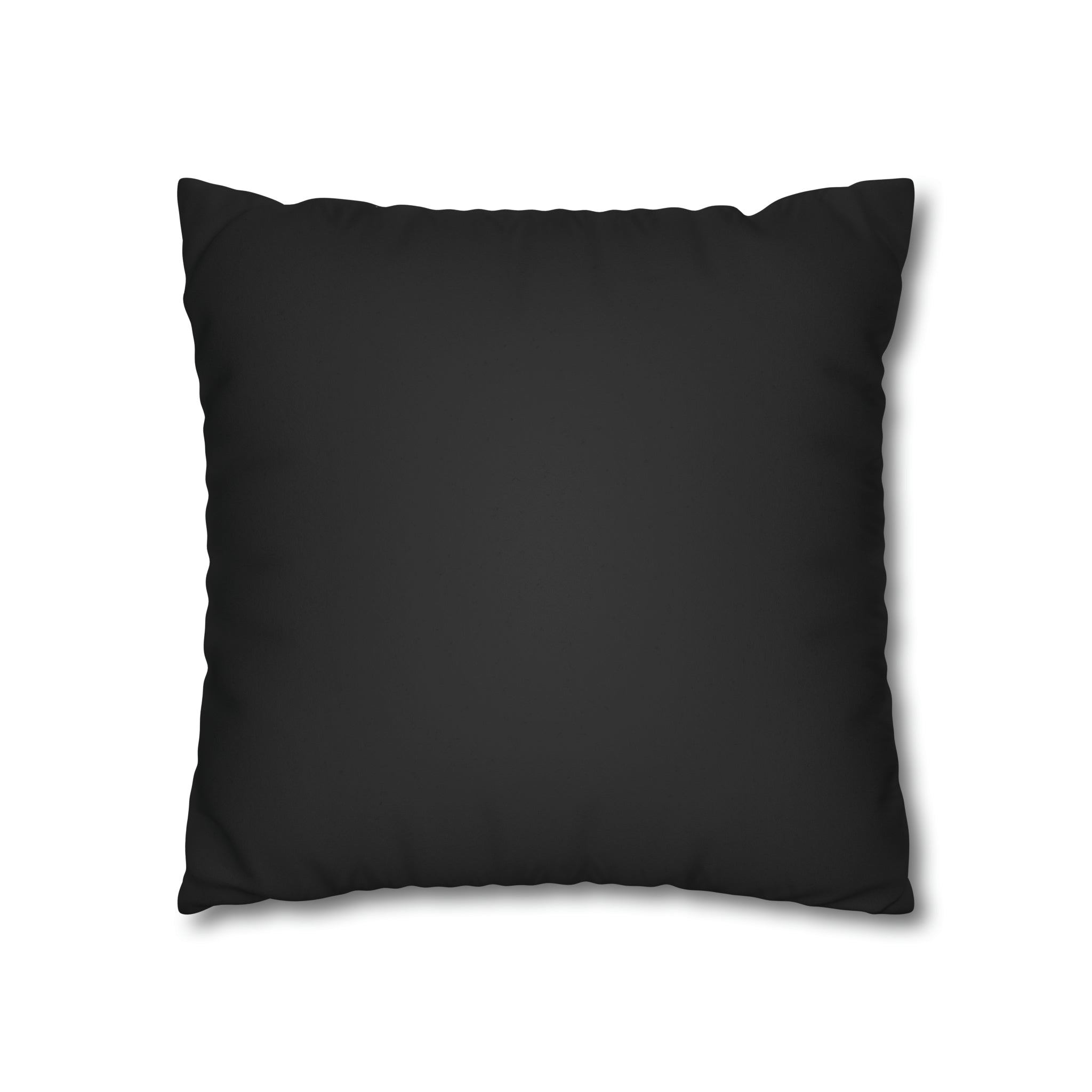 Raven Skull Garden Faux Suede Pillow Cover: Gothic Floral