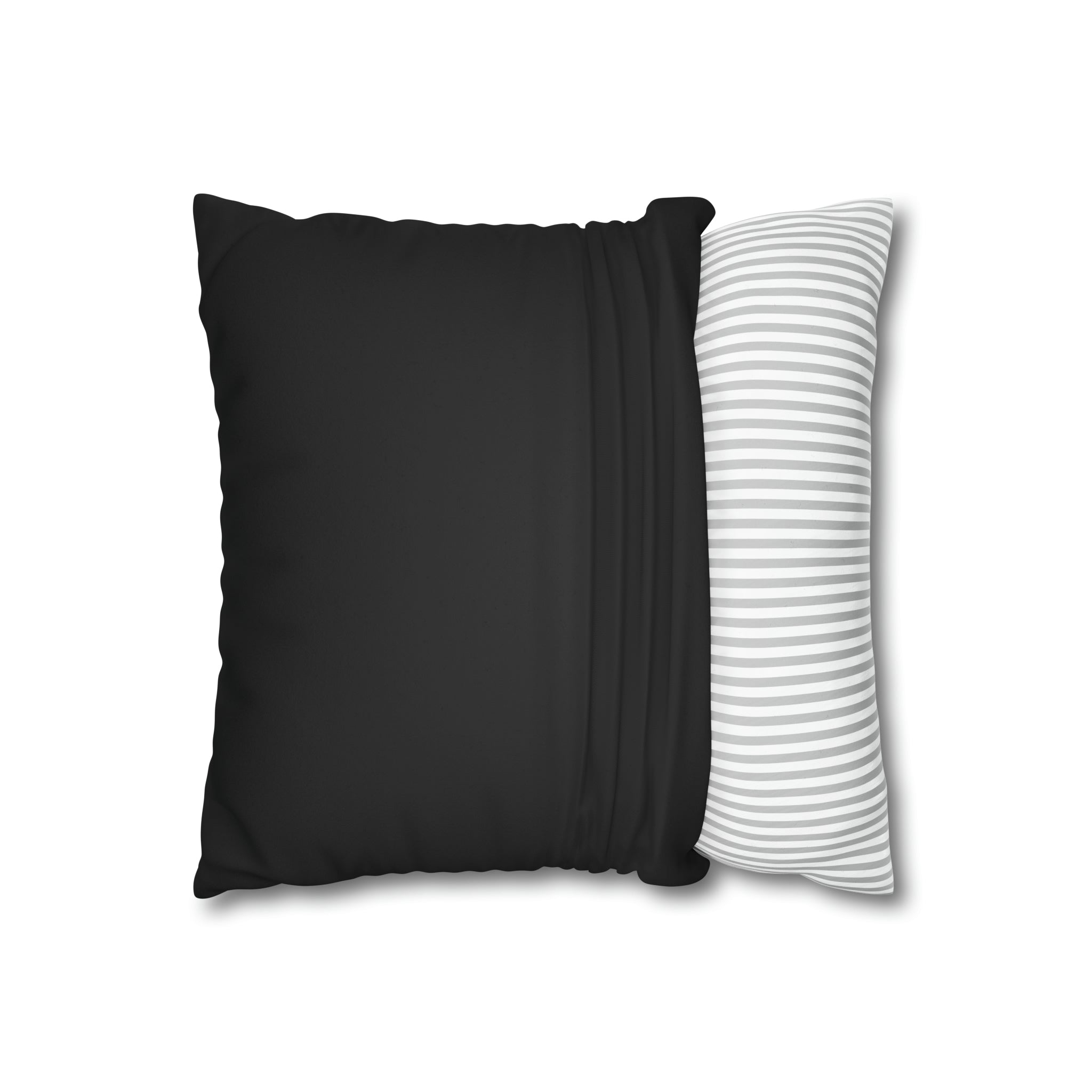 Raven Skull Garden Faux Suede Pillow Cover: Gothic Floral