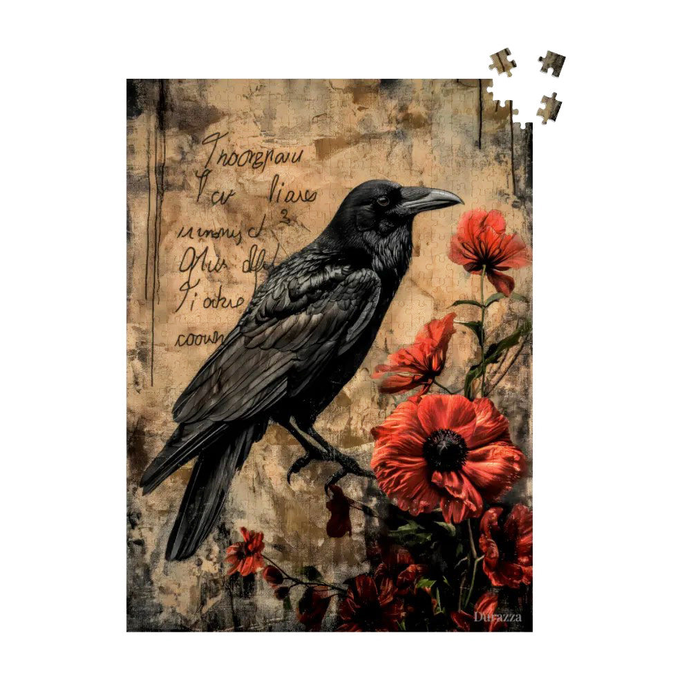 Raven Halloween Jigsaw Puzzle 500 or 1000 Piece