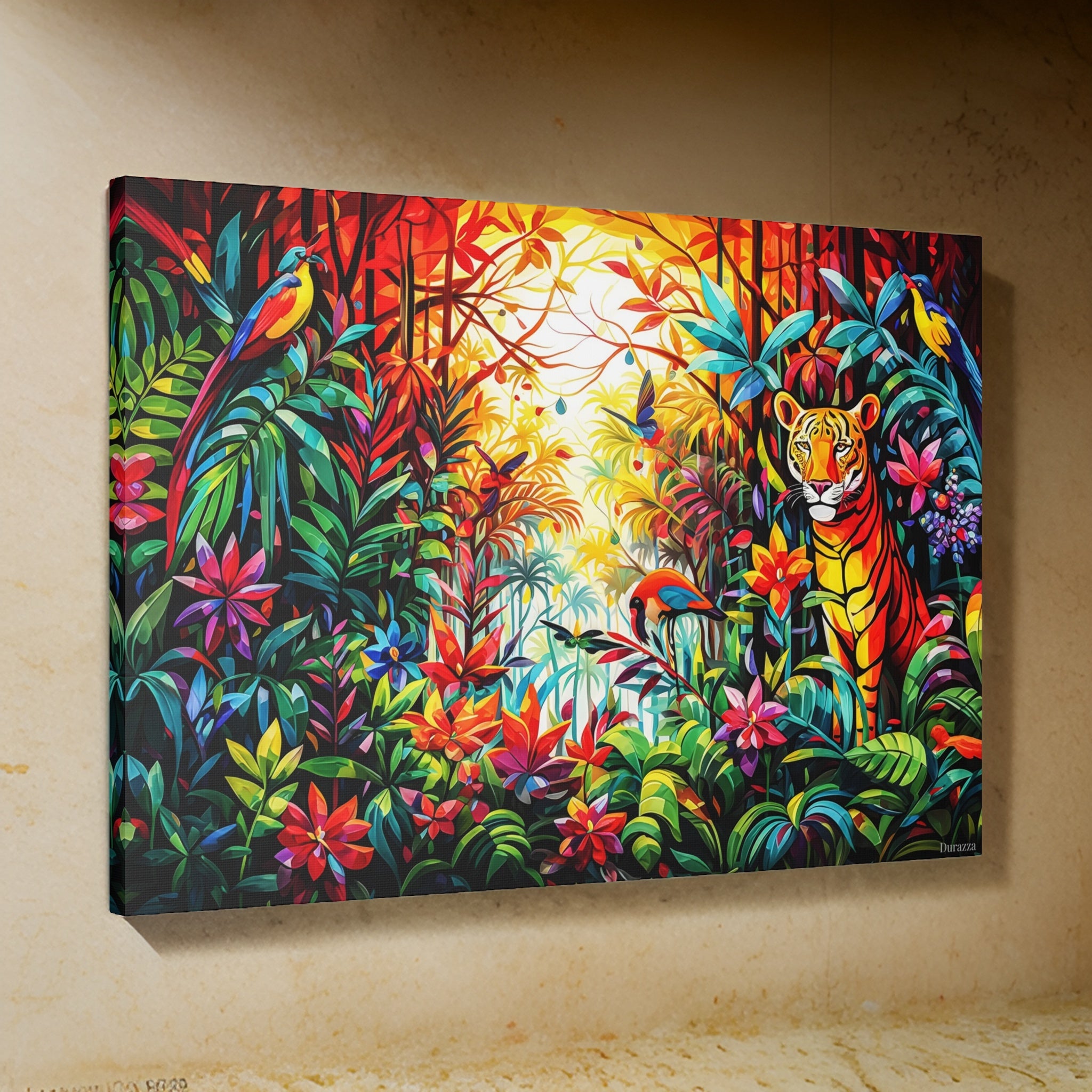 A Tiger's Tale Wall Art: Explore a Vibrant Jungle Paradise