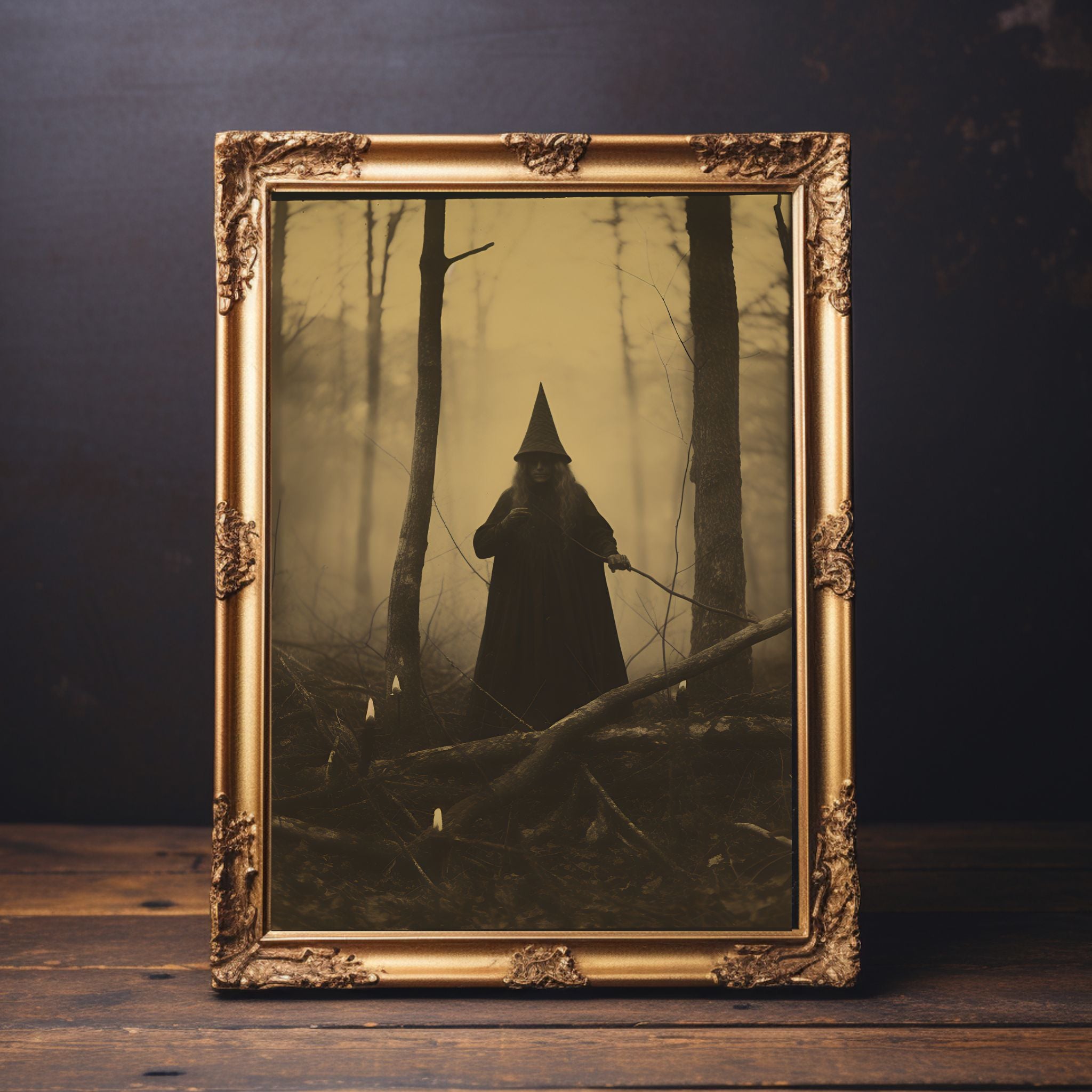 A Witch's Seance Vintage Photography Witchy Art