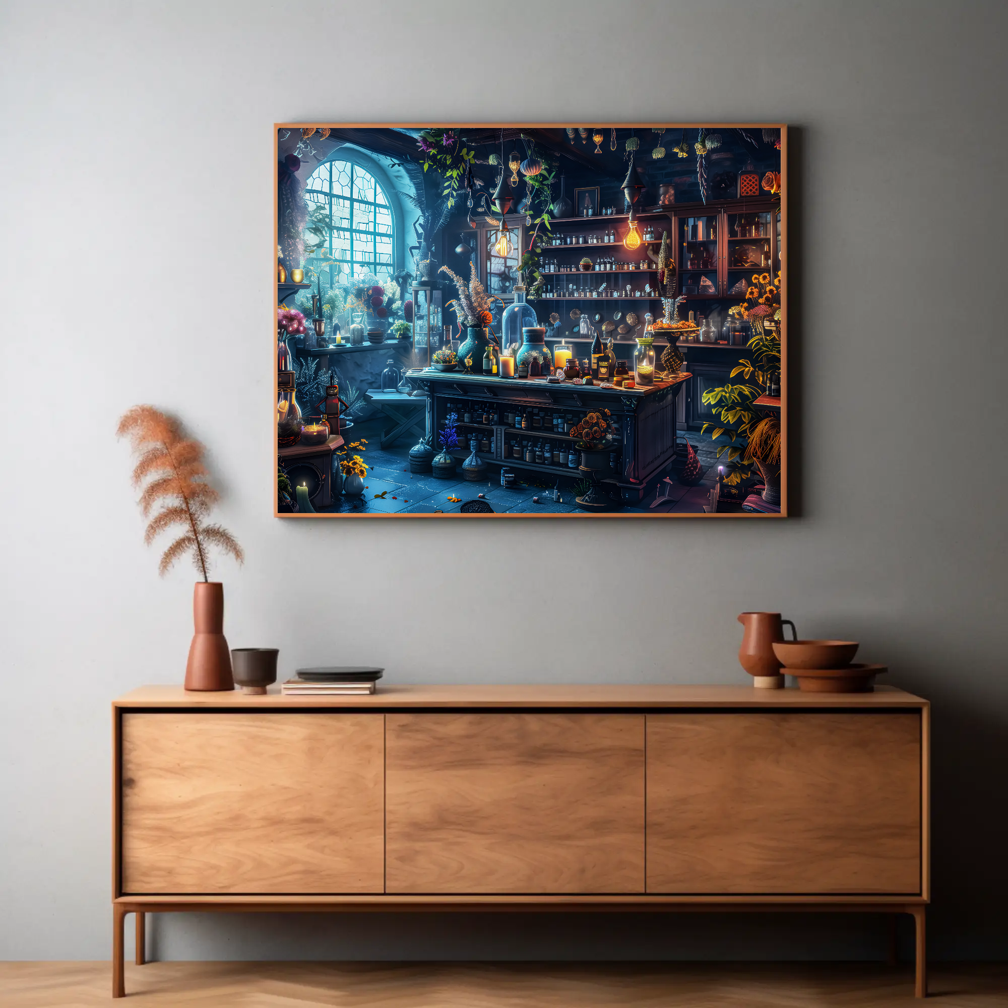 Alchemist's Den Wall Art: Fantasy Artwork