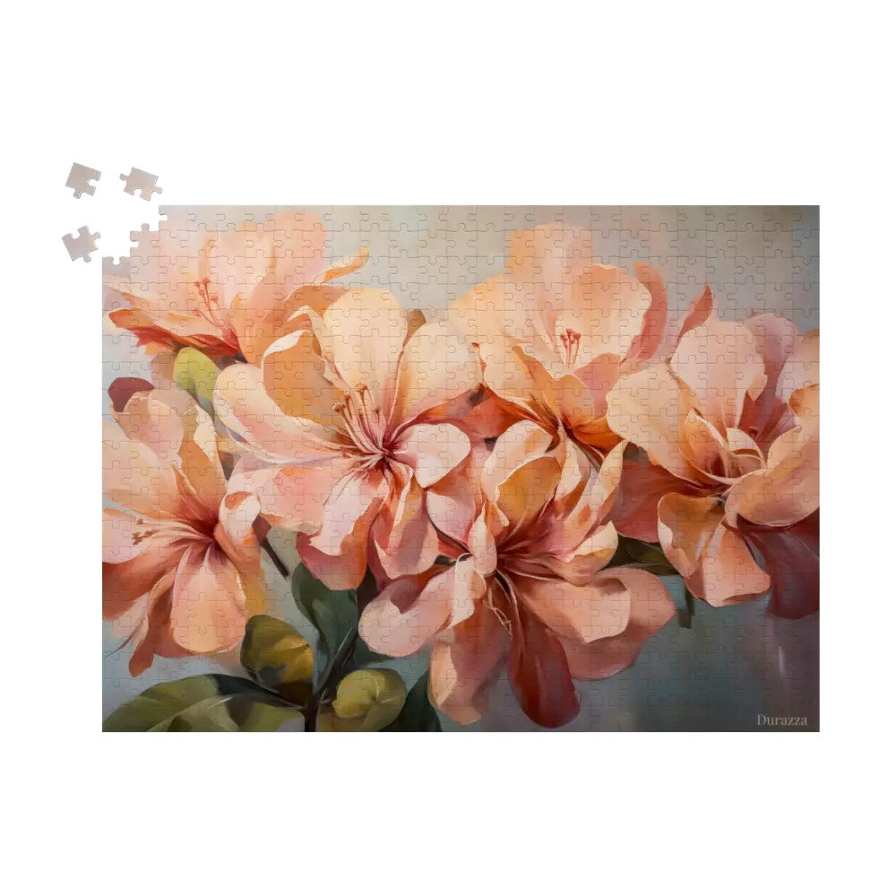 Blush Blooms Wooden Jigsaw Puzzle 500 or 1000 Pieces