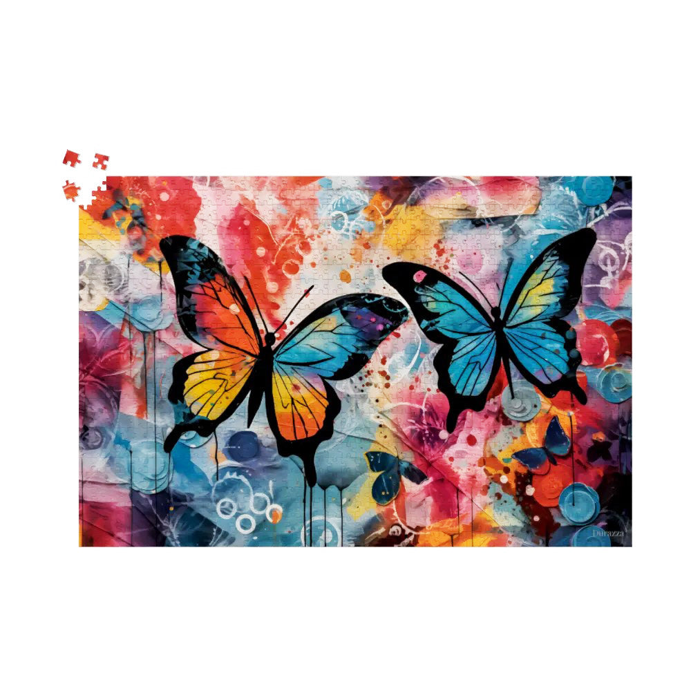 Butterfly Burst Jigsaw Puzzle: 500 or 1000 Piece puzzle