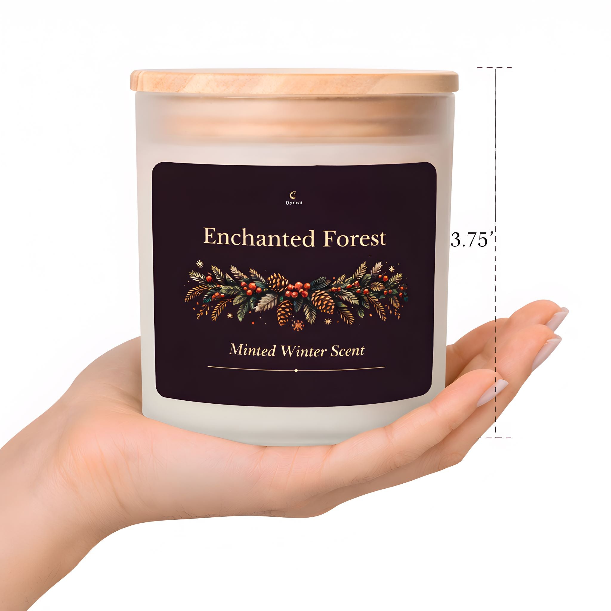Mint Fraiser Candle 11 oz Wood Wick | Enchanted Forest - Durazza