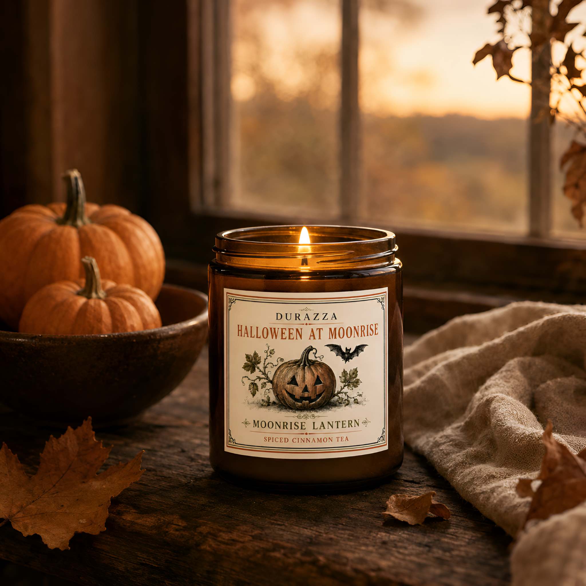 Halloween Candle Spiced Cinnamon Tea – 9 oz | Moonrise Lantern
