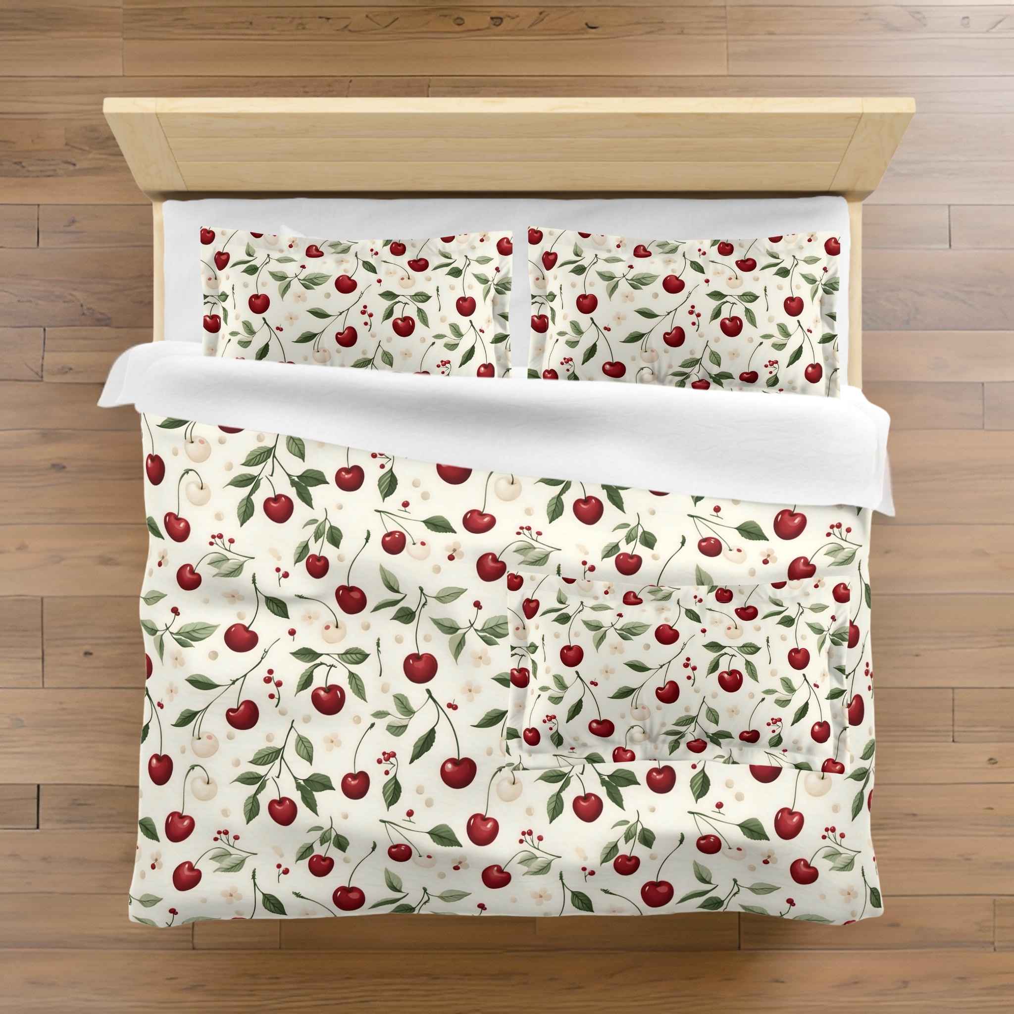Fruit Duvet Cover – Red Orchard Decor | Cherry Picked