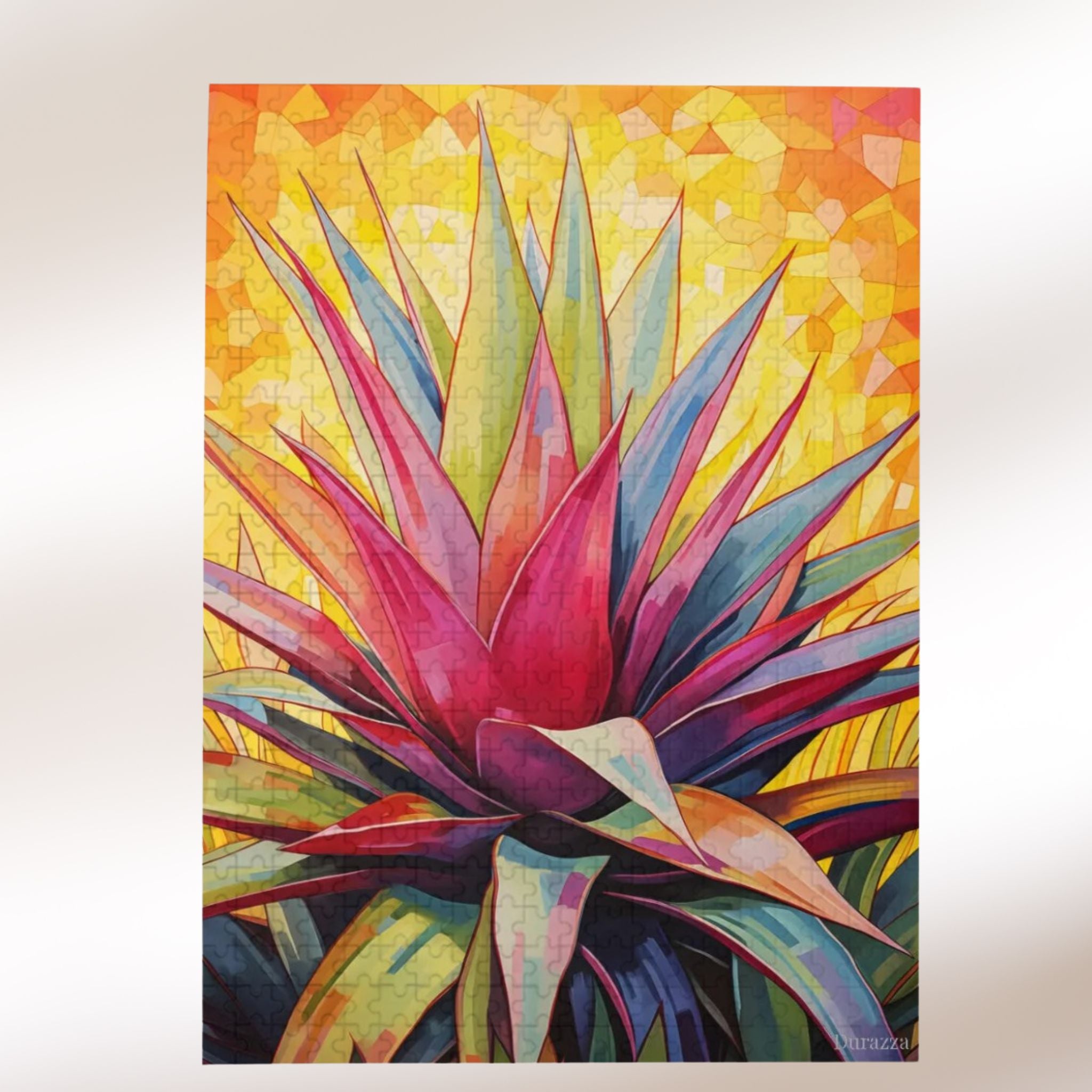 Desert Bloom Agave Jigsaw Puzzle: 500 or 1000 Piece Puzzle