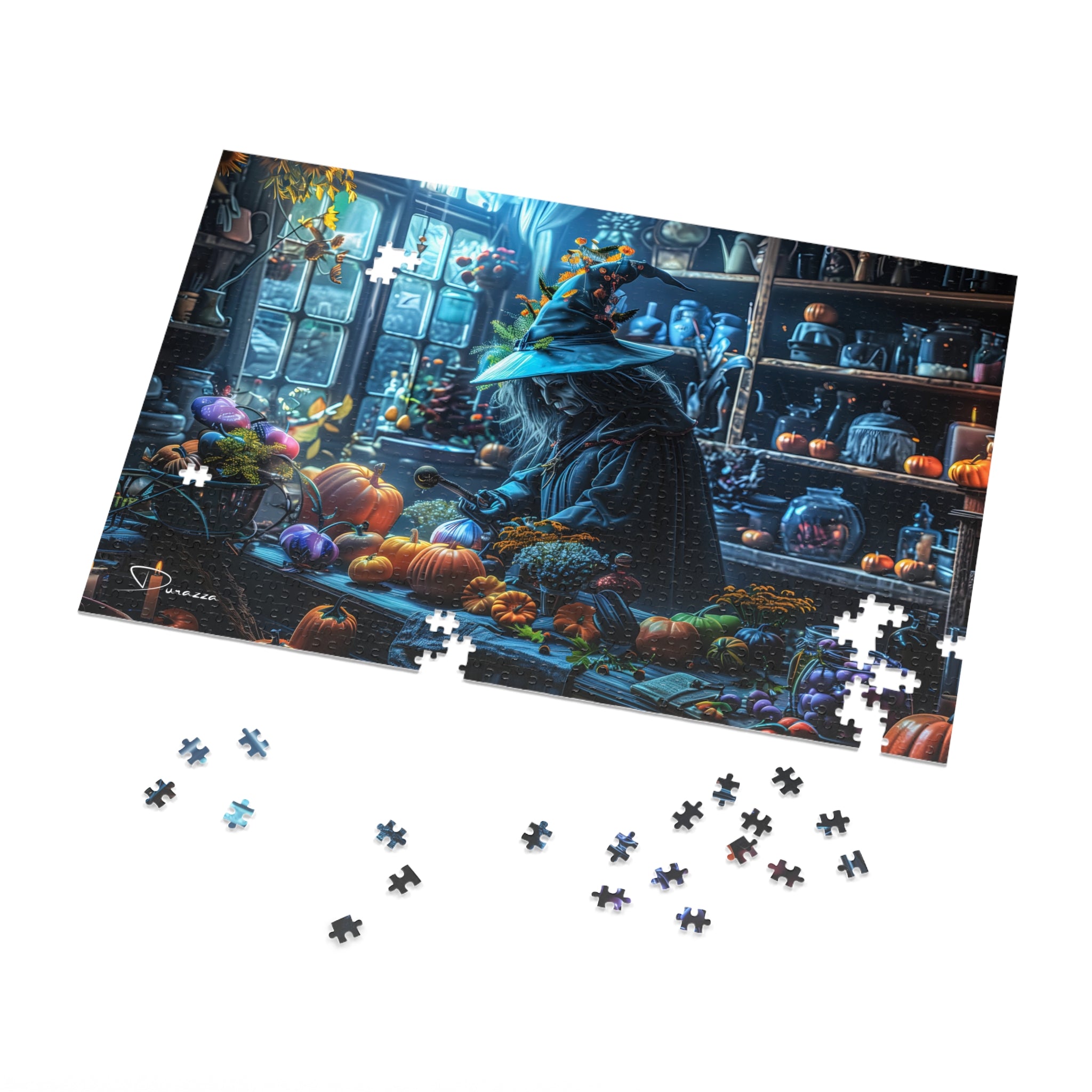 Autumn Witch Puzzle – 500 or 1000 Piece | Enchanting Kitchen