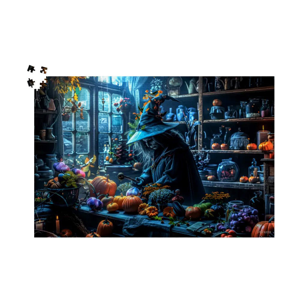Enchating Kitchen Witch Jigasw Puzzle: 500 or 1000 pieces