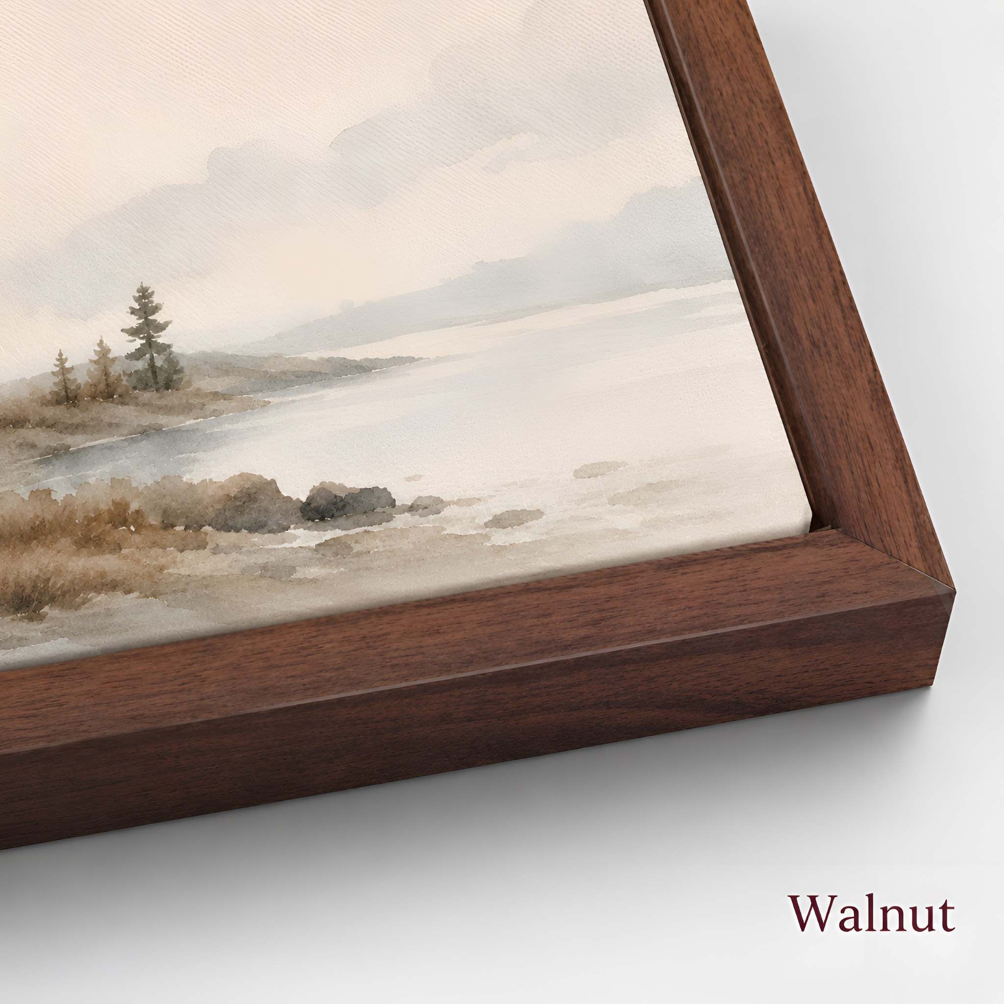 Scandinavian Winter Chapel Canvas Art 24x16 | Snowhaven