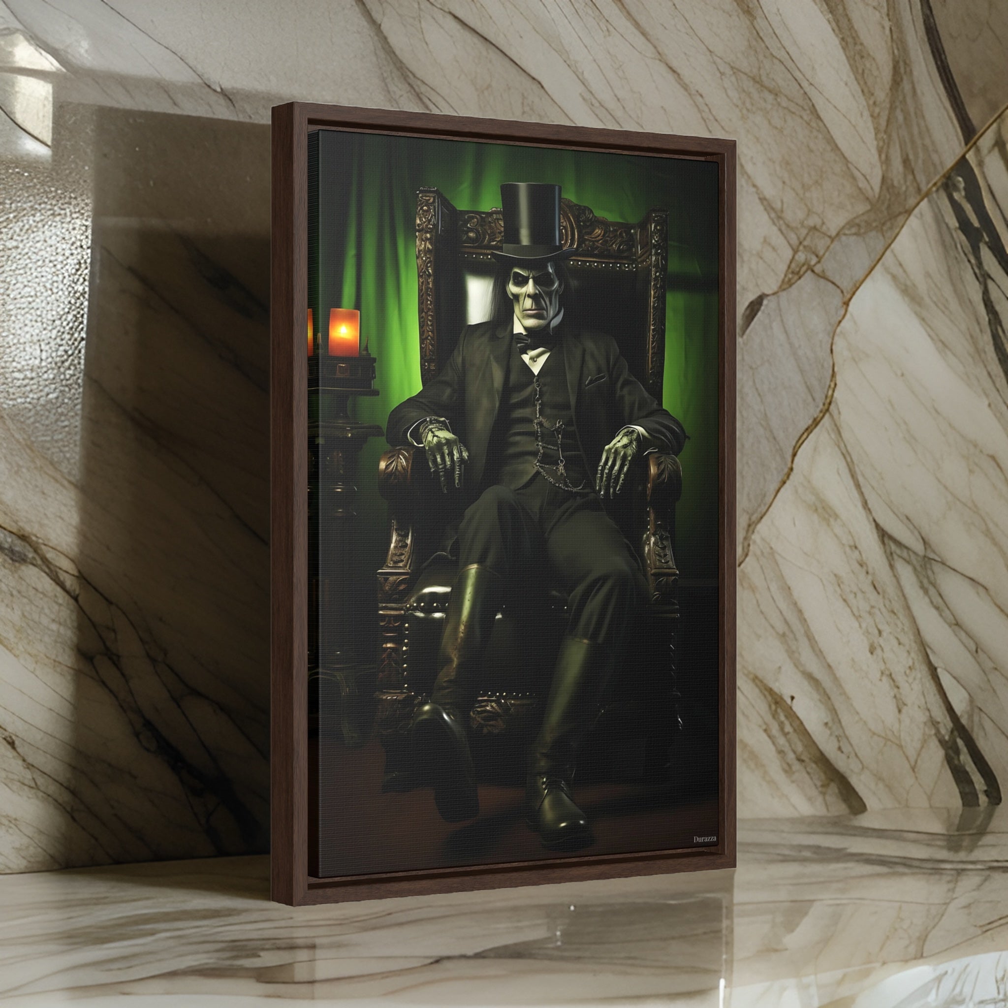 Frankensteins Gothic Parlor Framed Art Print